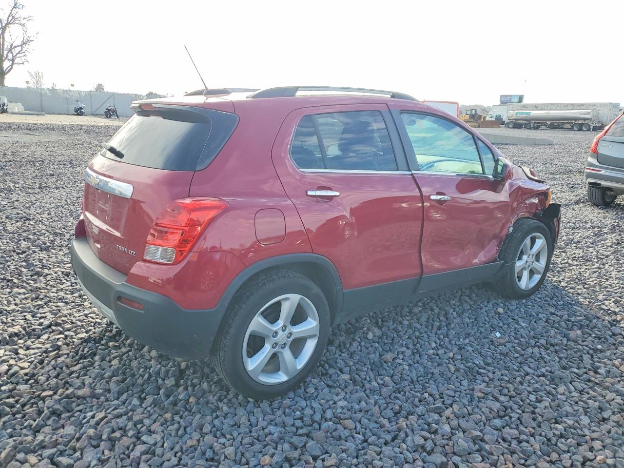 2015 Chevrolet Trax Ltz Red vin: KL7CJNSB2FB077386