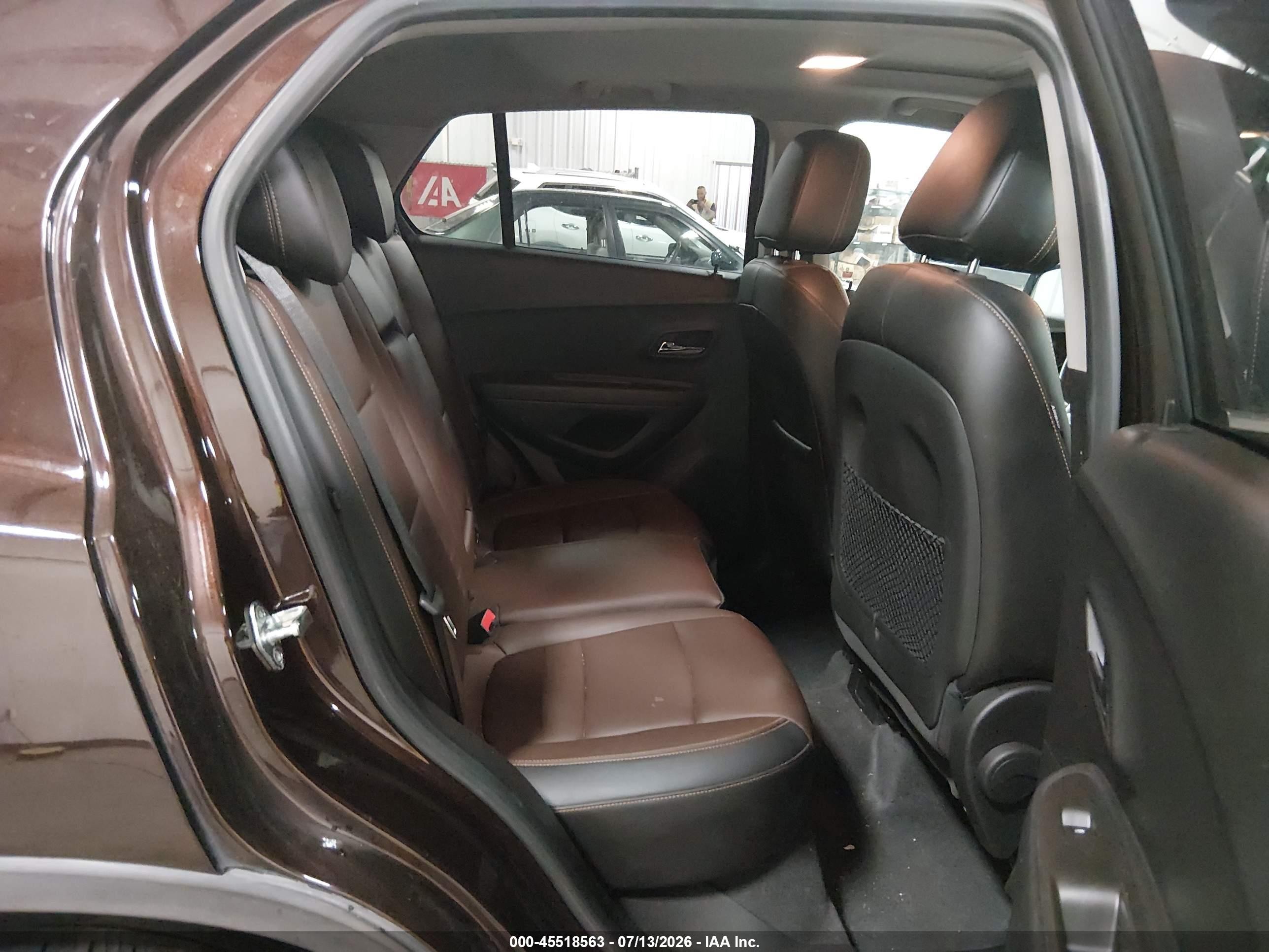 2015 Chevrolet Trax Ltz Maroon vin: KL7CJNSB4FB211038