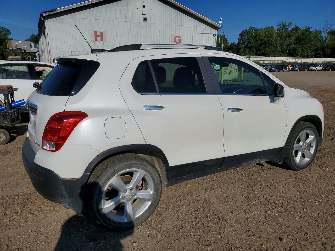 2015 Chevrolet Trax Ltz White vin: KL7CJNSB4FB257811
