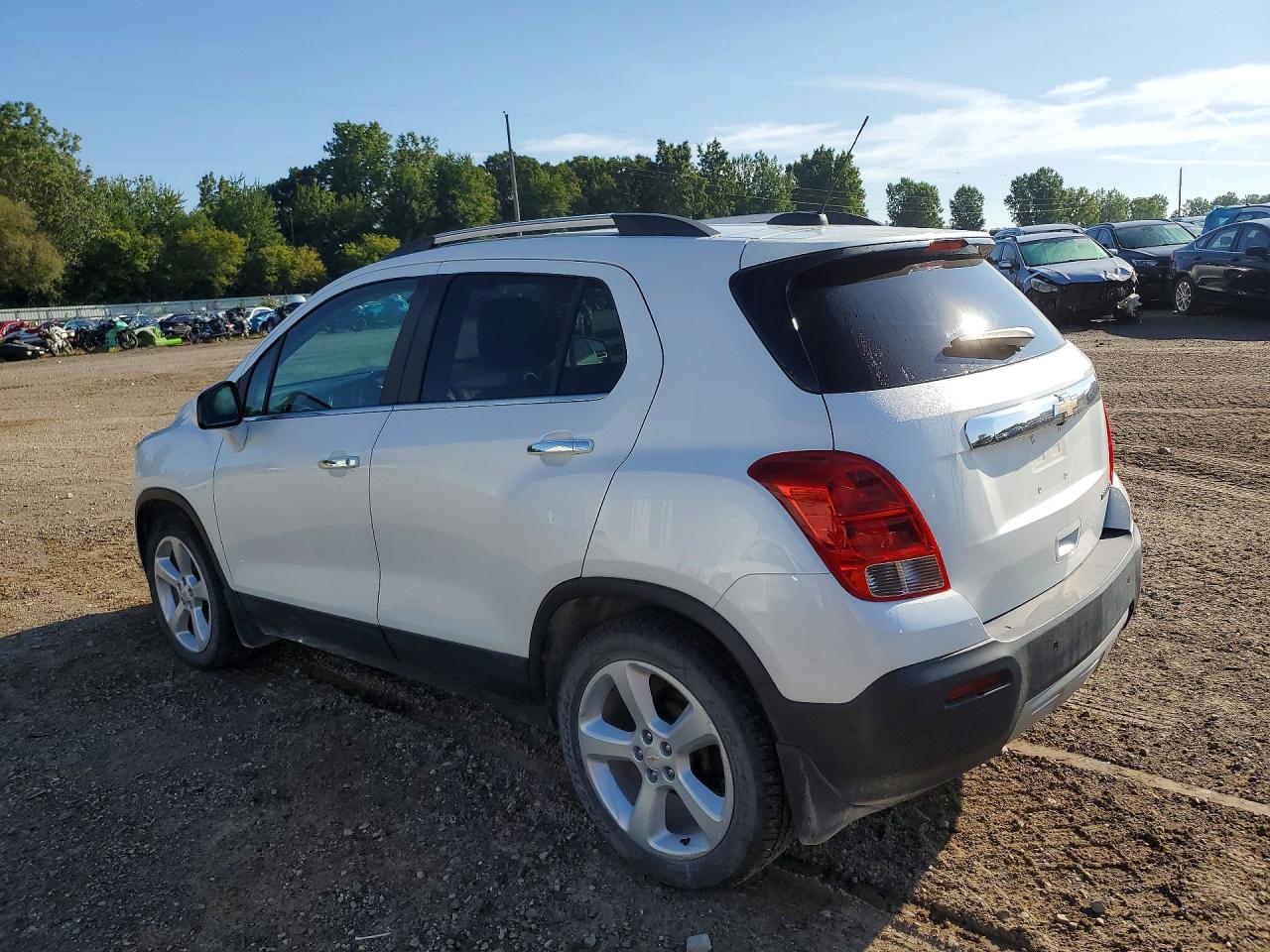 2015 Chevrolet Trax Ltz White vin: KL7CJNSB4FB257811