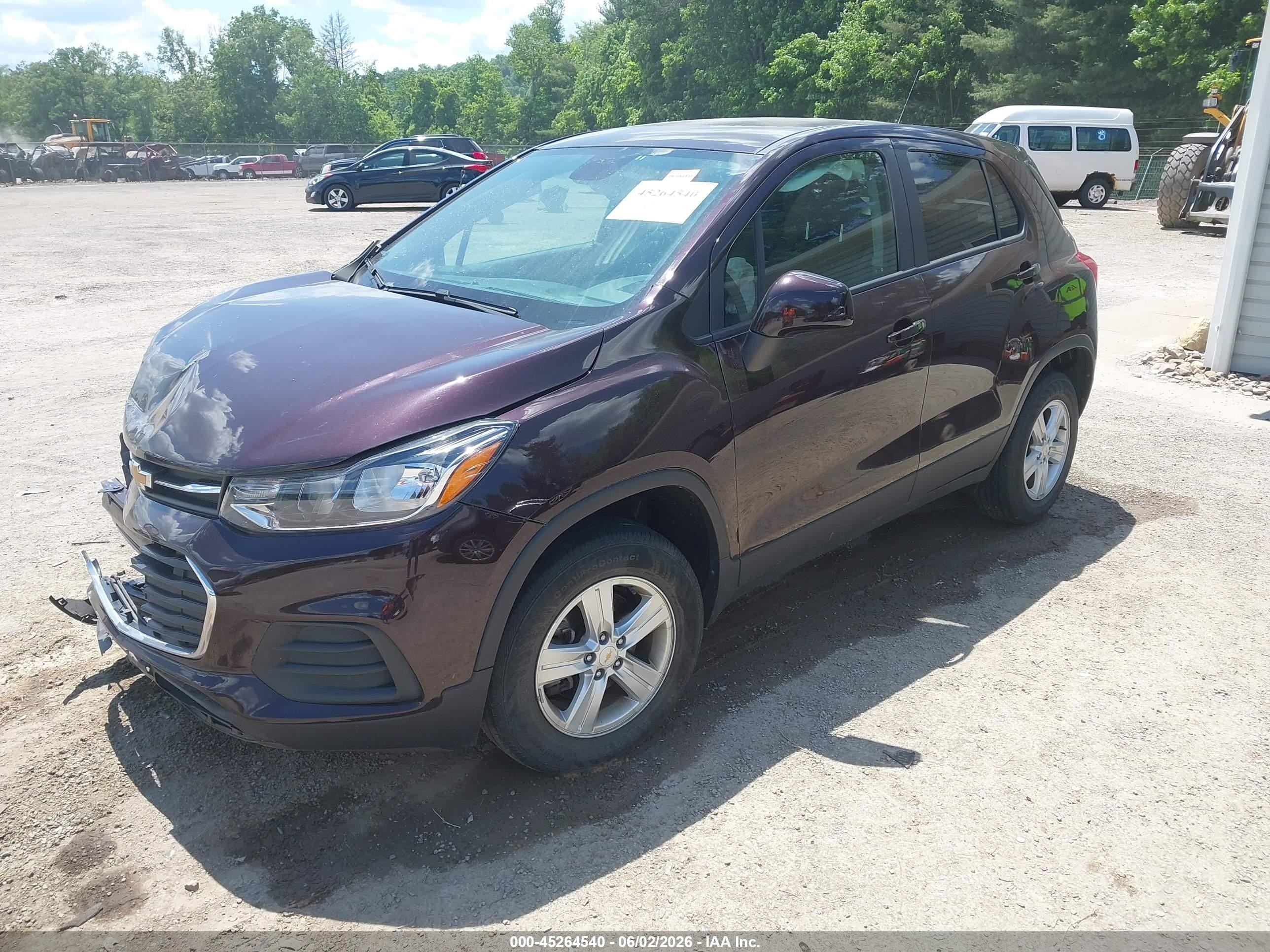 2020 Chevrolet Trax Awd Ls Black vin: KL7CJNSB5LB336044