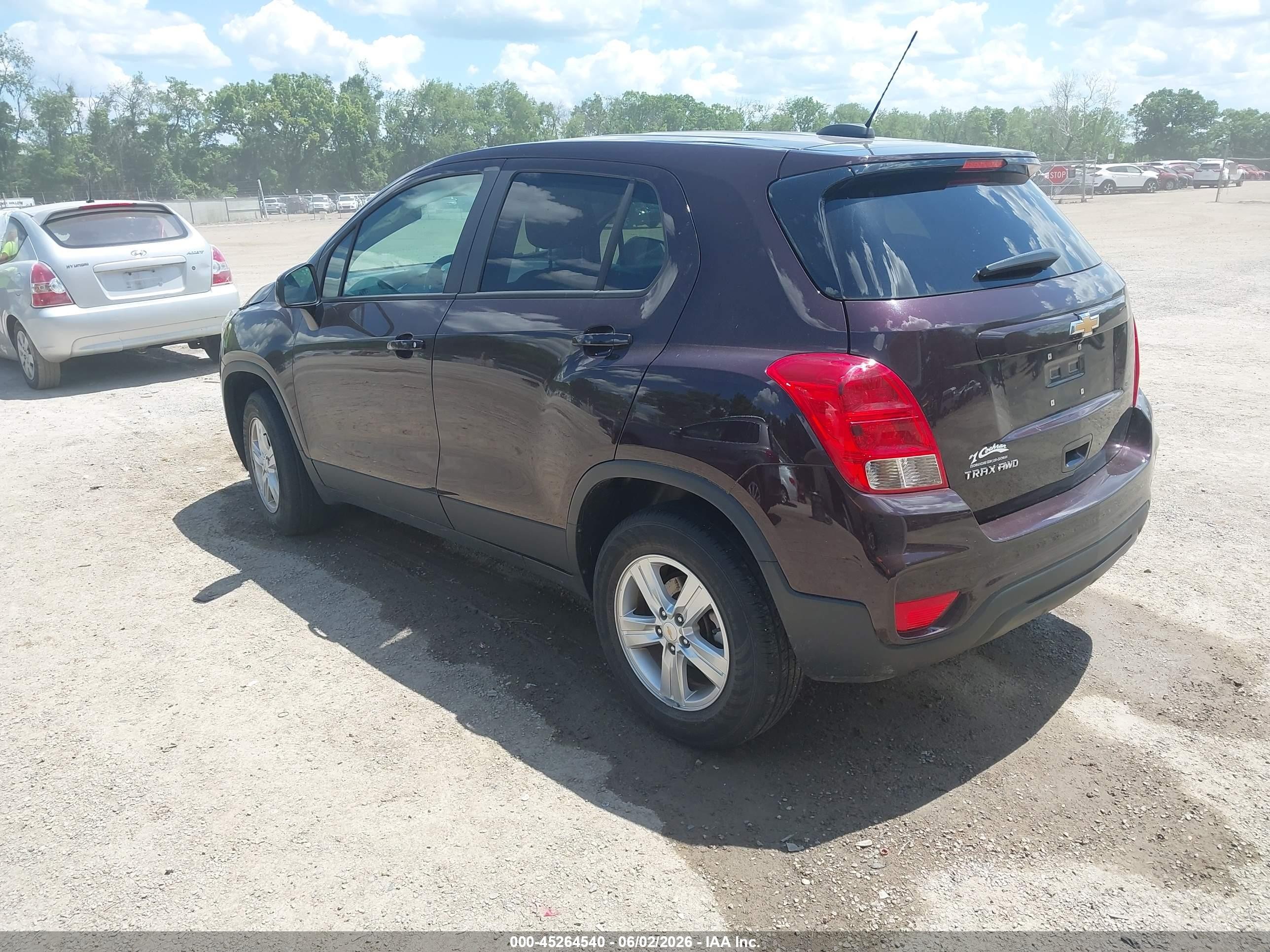 2020 Chevrolet Trax Awd Ls Black vin: KL7CJNSB5LB336044