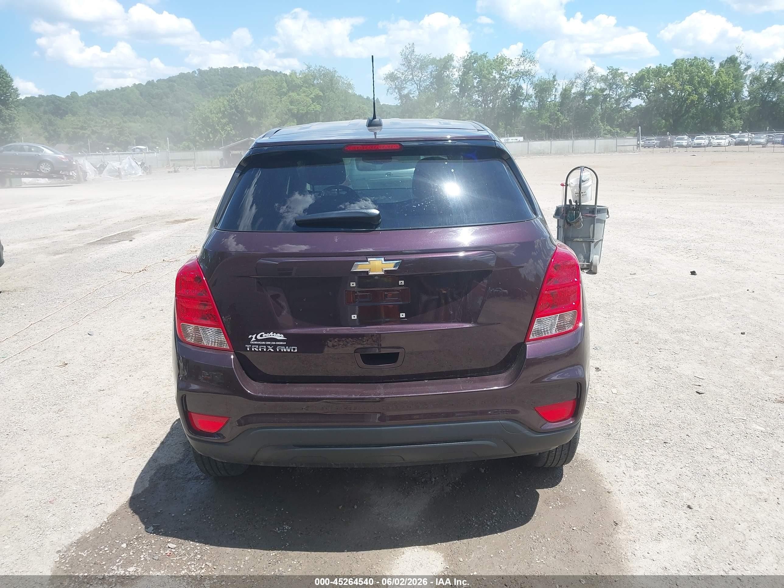 2020 Chevrolet Trax Awd Ls Black vin: KL7CJNSB5LB336044