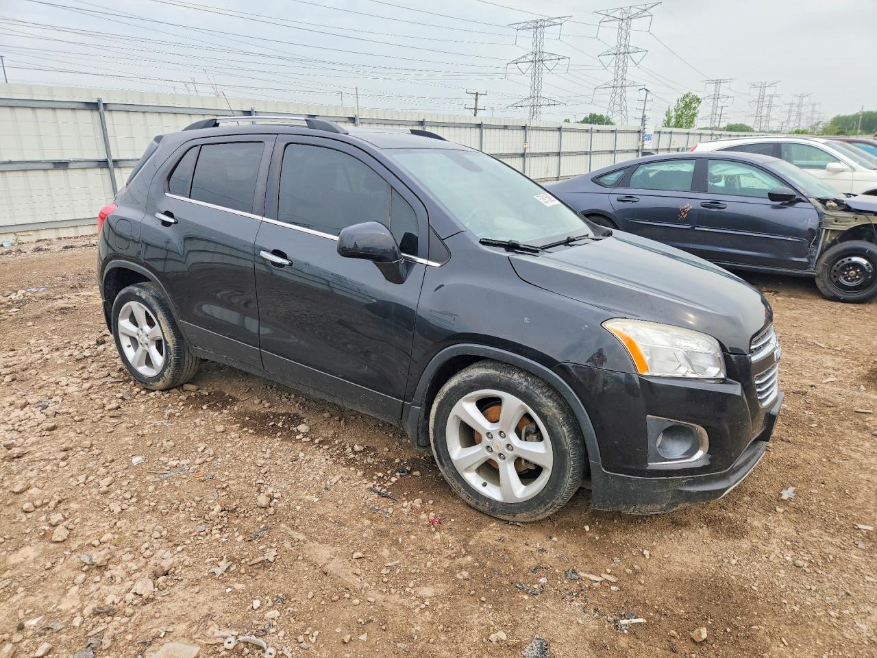 2015 Chevrolet Trax Ltz Черный vin: KL7CJNSB7FB060129