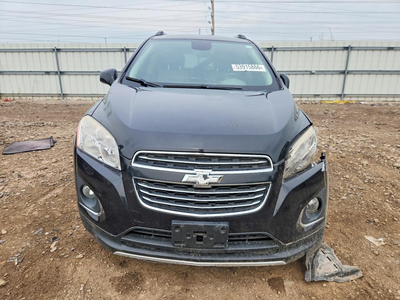 2015 Chevrolet Trax Ltz Черный vin: KL7CJNSB7FB060129