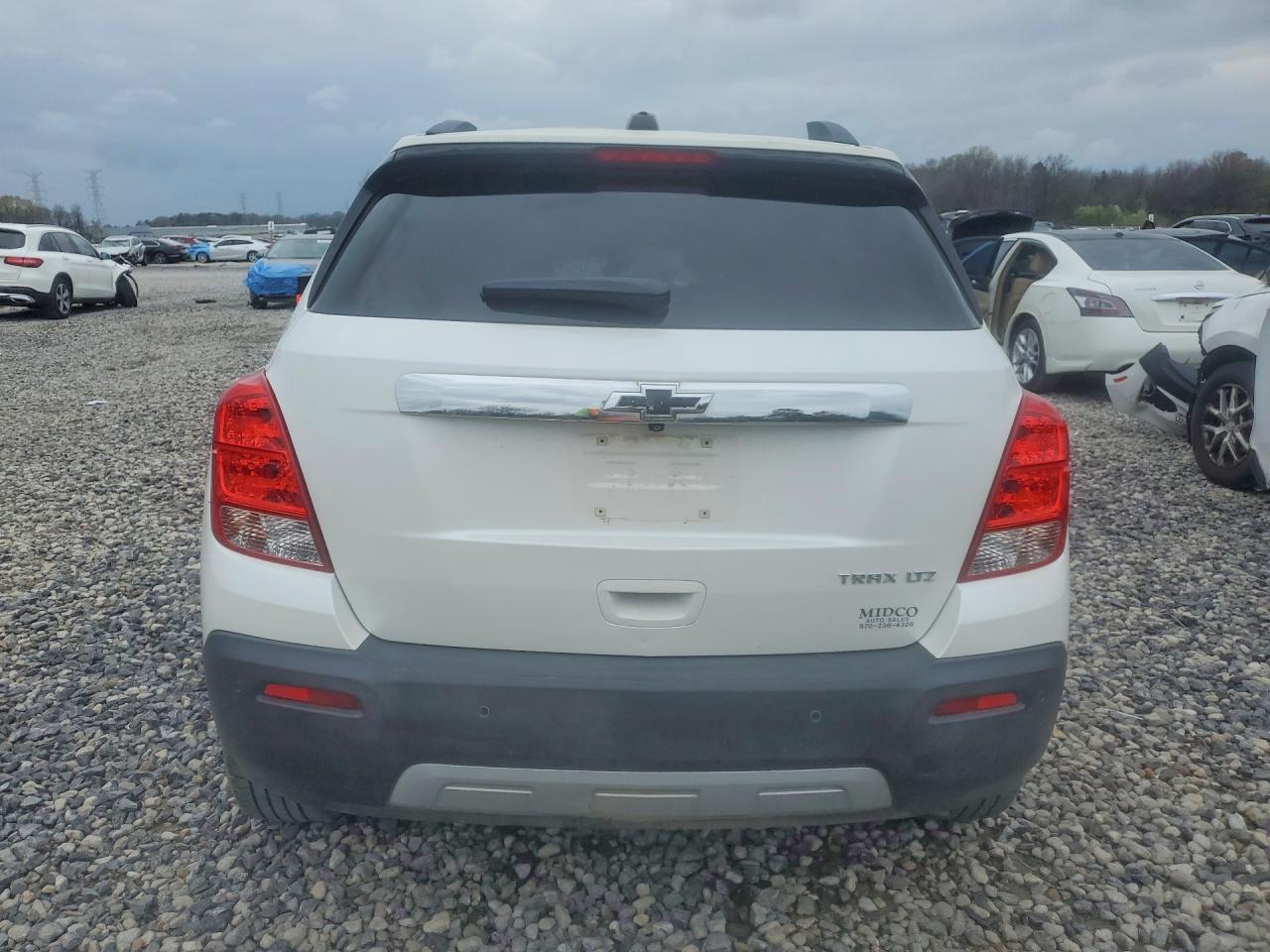 2015 Chevrolet Trax Ltz White vin: KL7CJNSB7FB102976