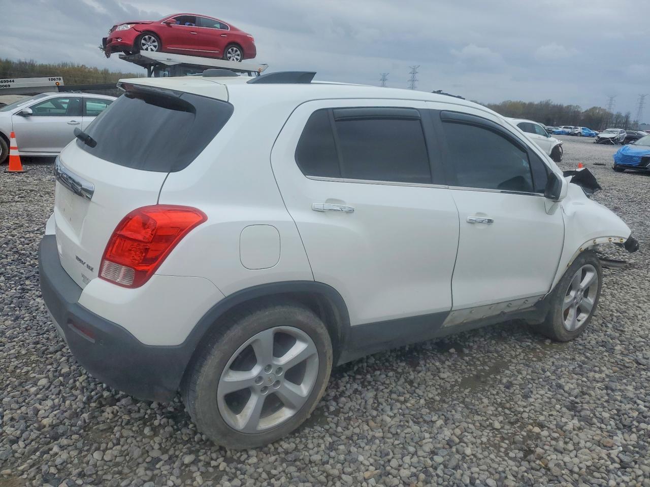 2015 Chevrolet Trax Ltz White vin: KL7CJNSB7FB102976