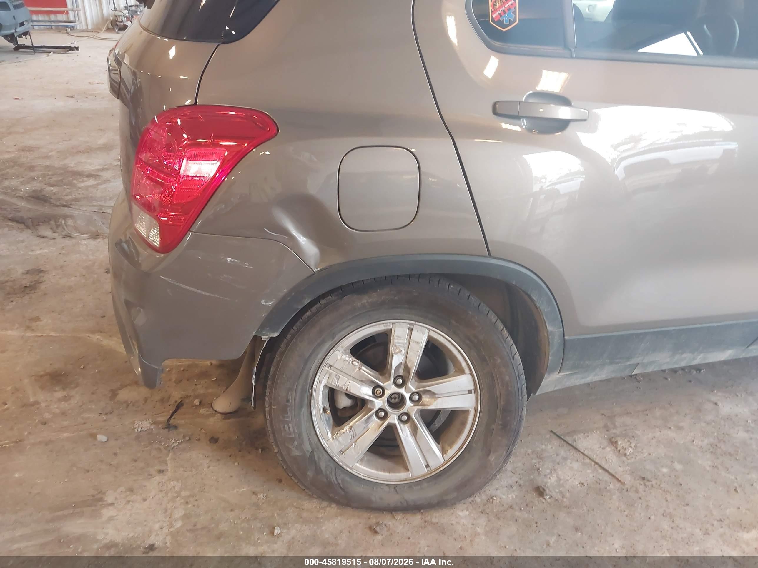 2021 Chevrolet Trax Awd Ls Gray vin: KL7CJNSB8MB345774