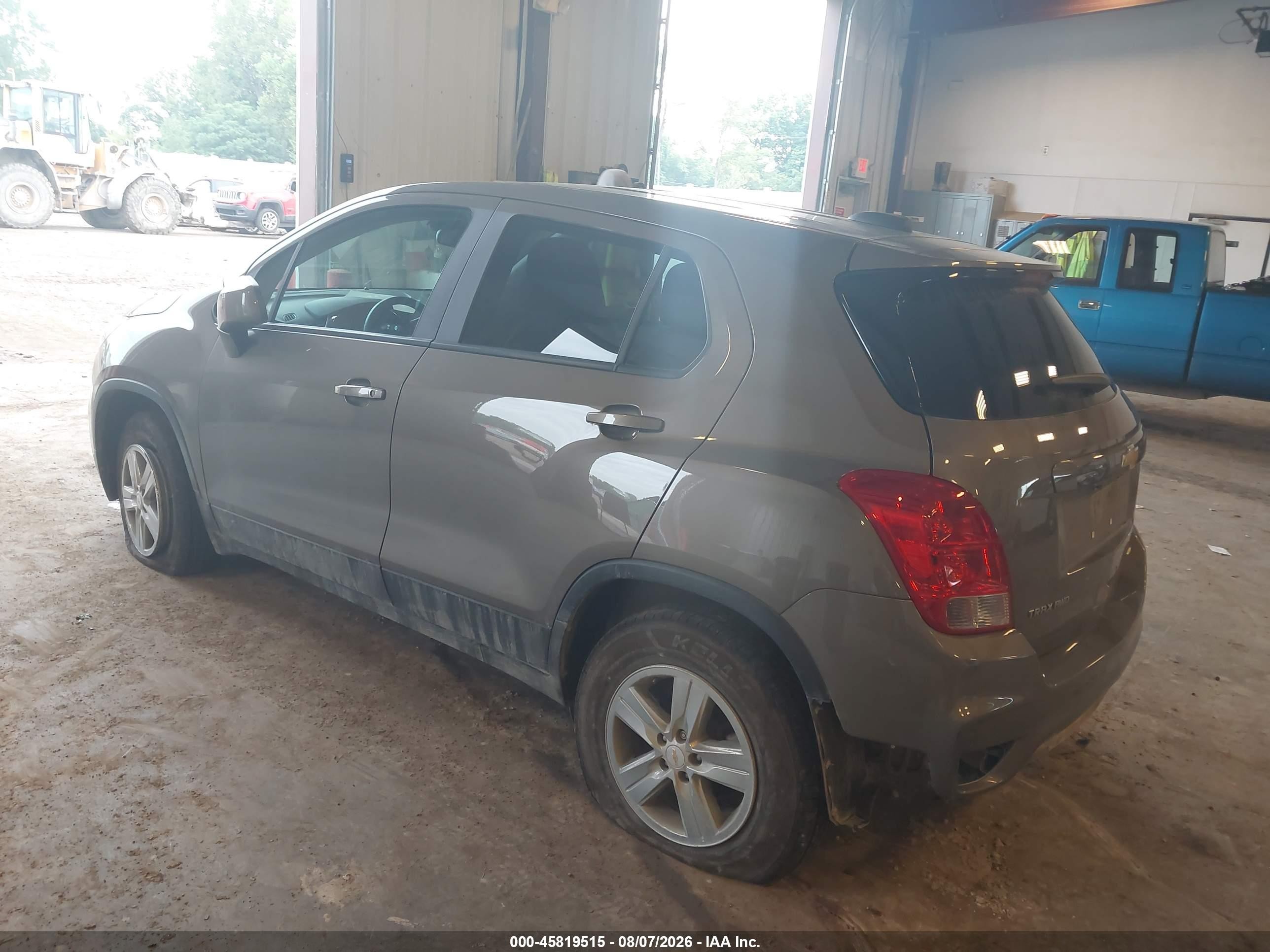 2021 Chevrolet Trax Awd Ls Gray vin: KL7CJNSB8MB345774