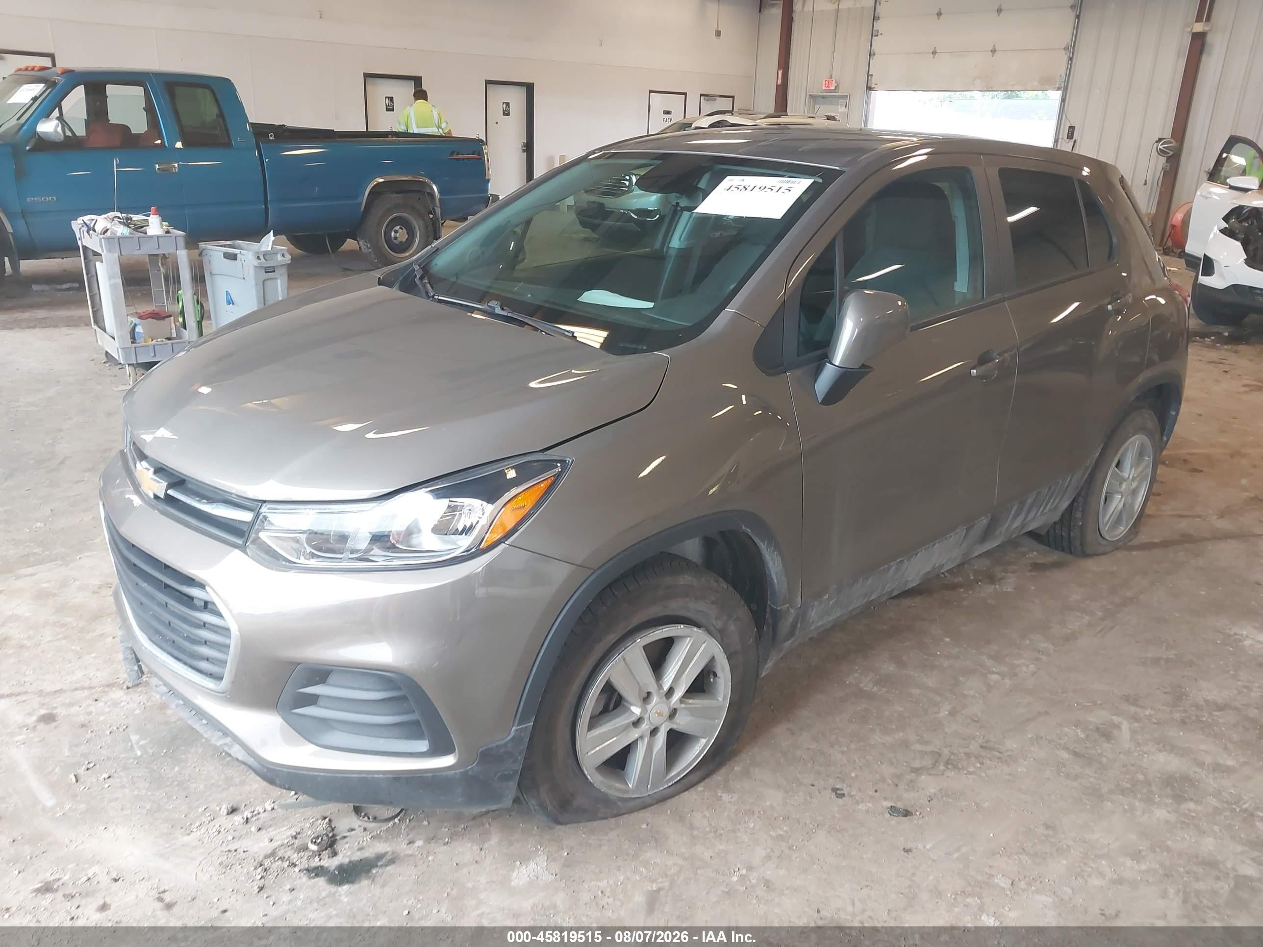 2021 Chevrolet Trax Awd Ls Gray vin: KL7CJNSB8MB345774
