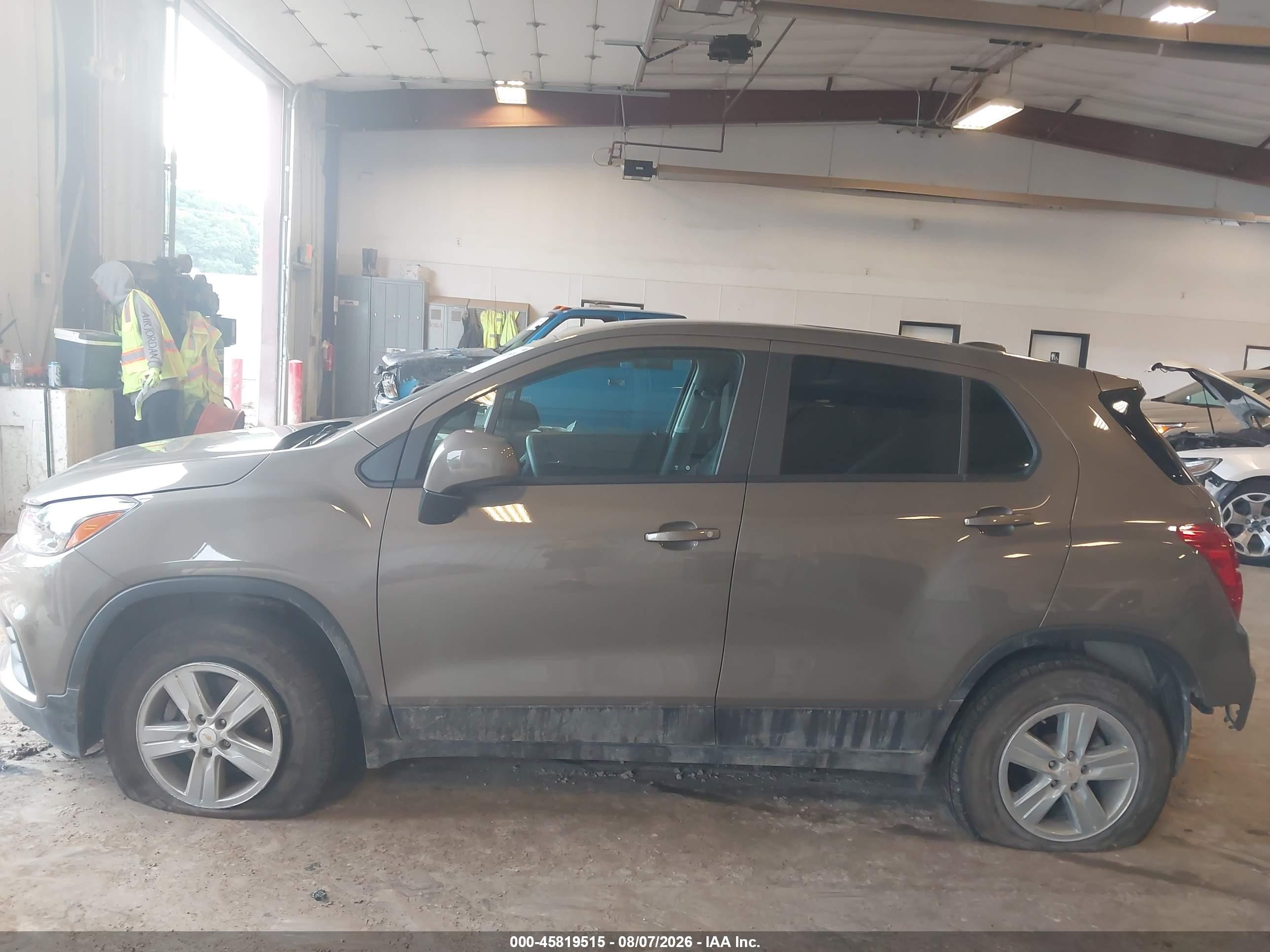 2021 Chevrolet Trax Awd Ls Gray vin: KL7CJNSB8MB345774