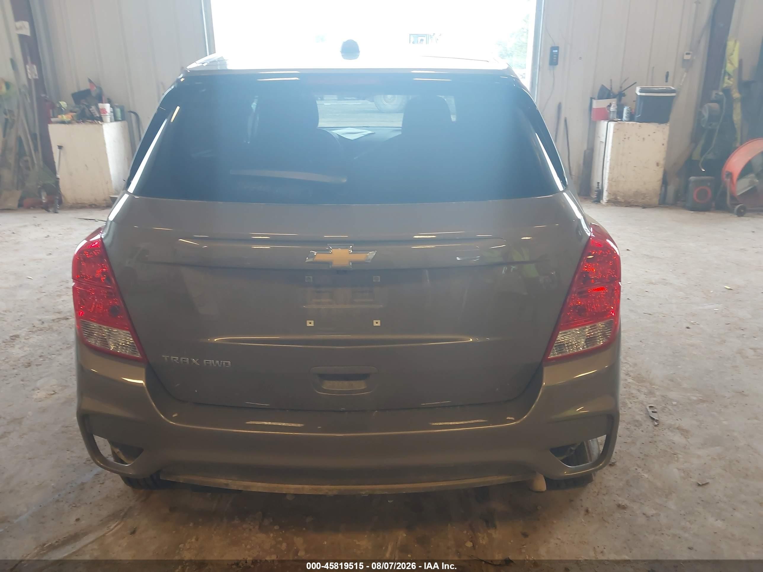2021 Chevrolet Trax Awd Ls Gray vin: KL7CJNSB8MB345774