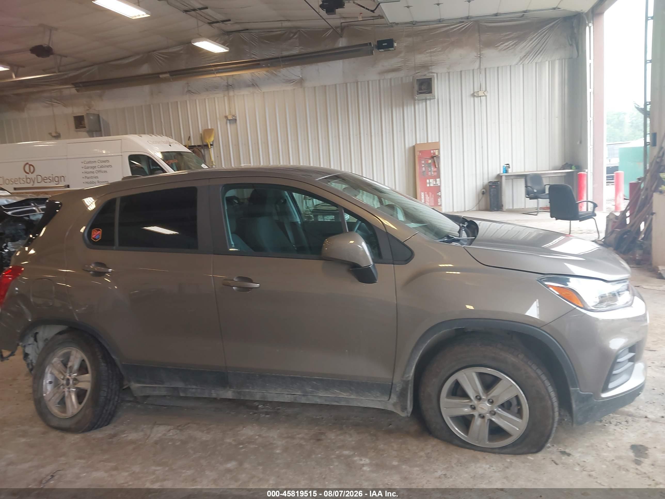 2021 Chevrolet Trax Awd Ls Gray vin: KL7CJNSB8MB345774