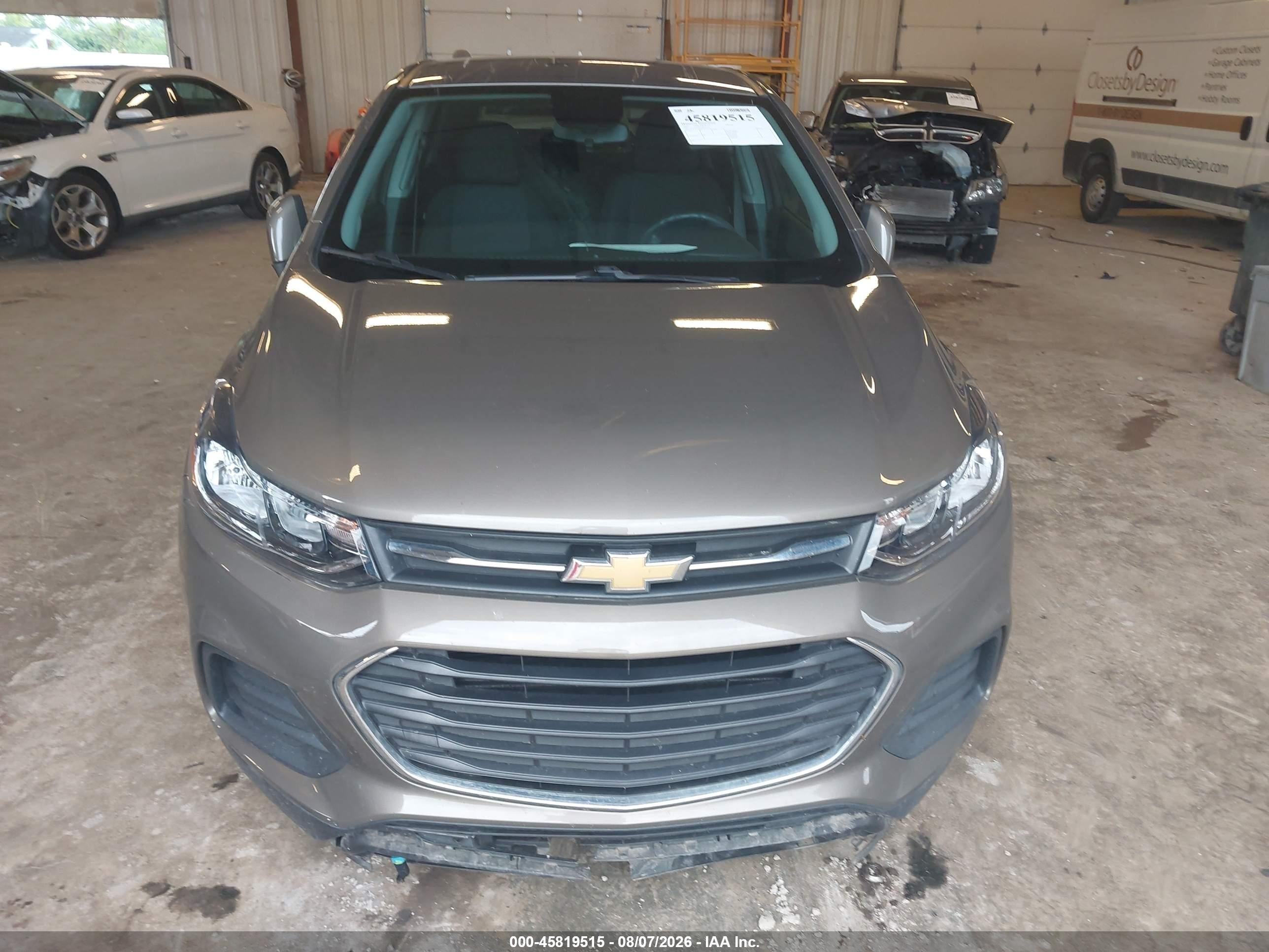 2021 Chevrolet Trax Awd Ls Gray vin: KL7CJNSB8MB345774