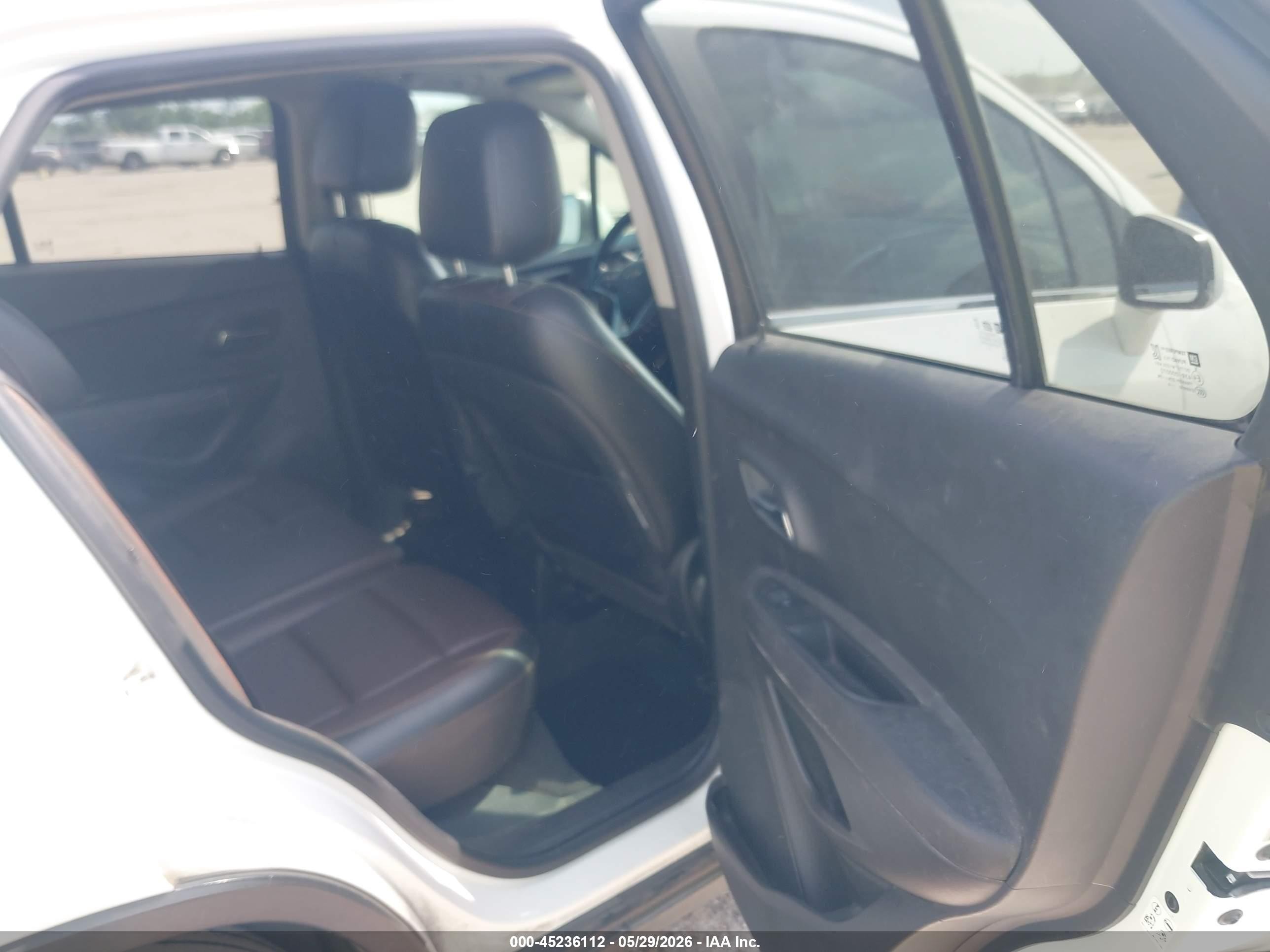 2015 Chevrolet Trax Ltz Белый vin: KL7CJNSB9FB222889