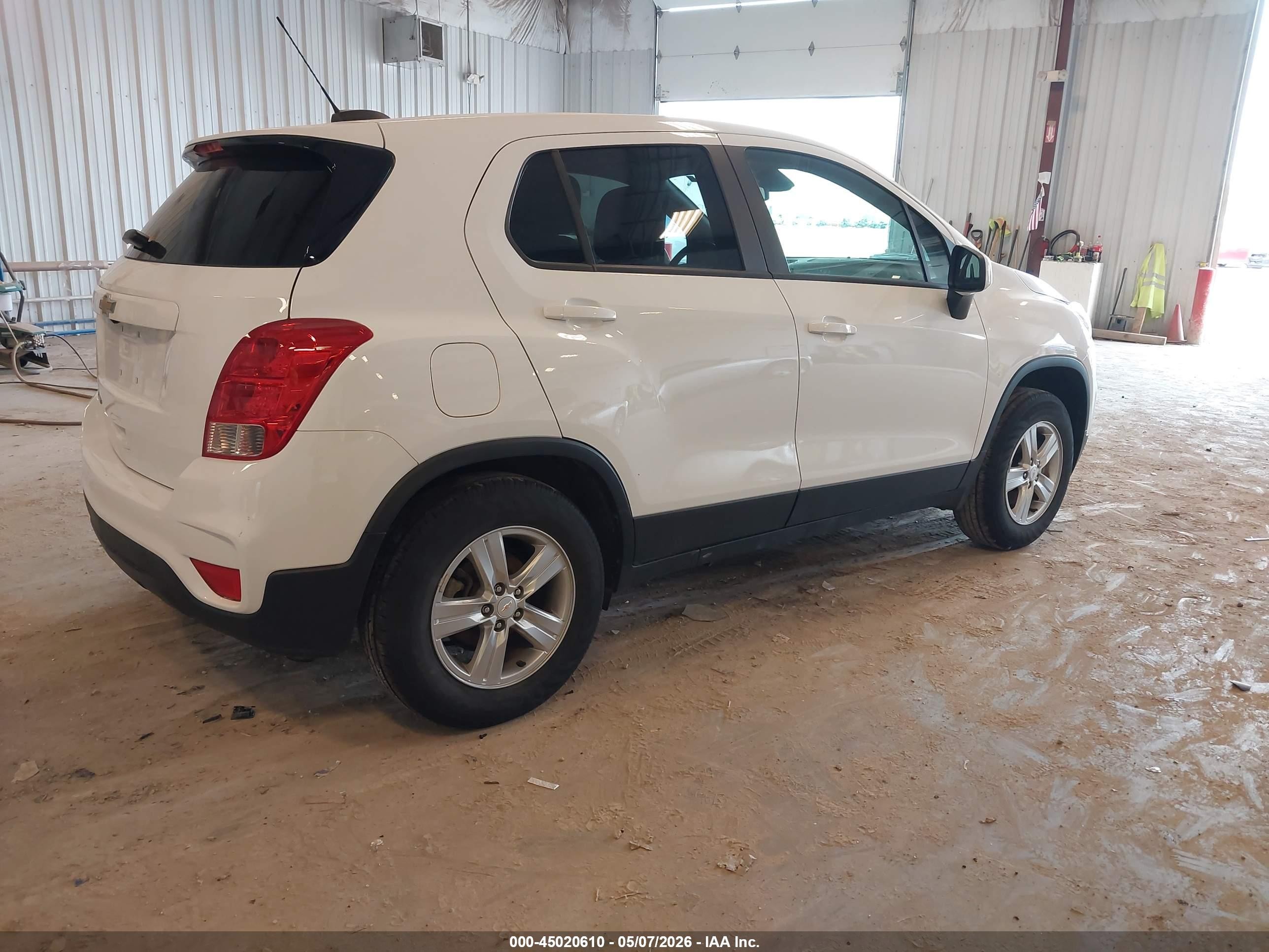 2022 Chevrolet Trax Awd Ls Белый vin: KL7CJNSM6NB549508