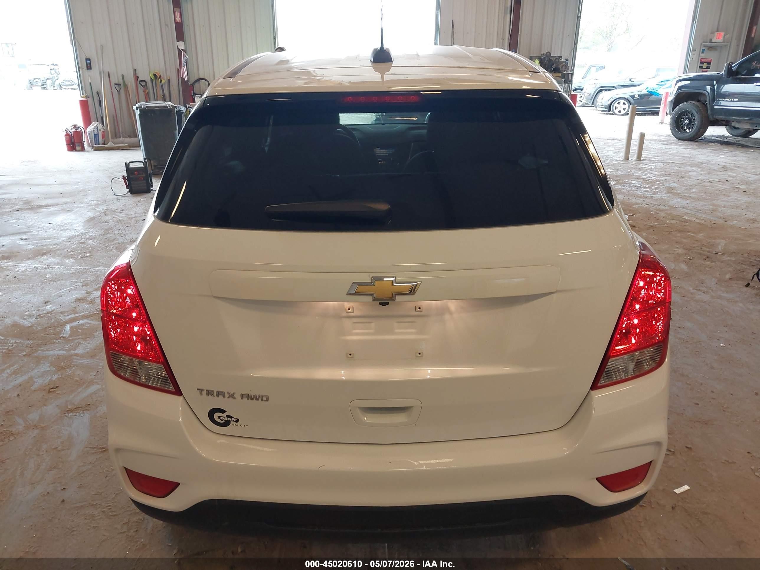 2022 Chevrolet Trax Awd Ls Белый vin: KL7CJNSM6NB549508