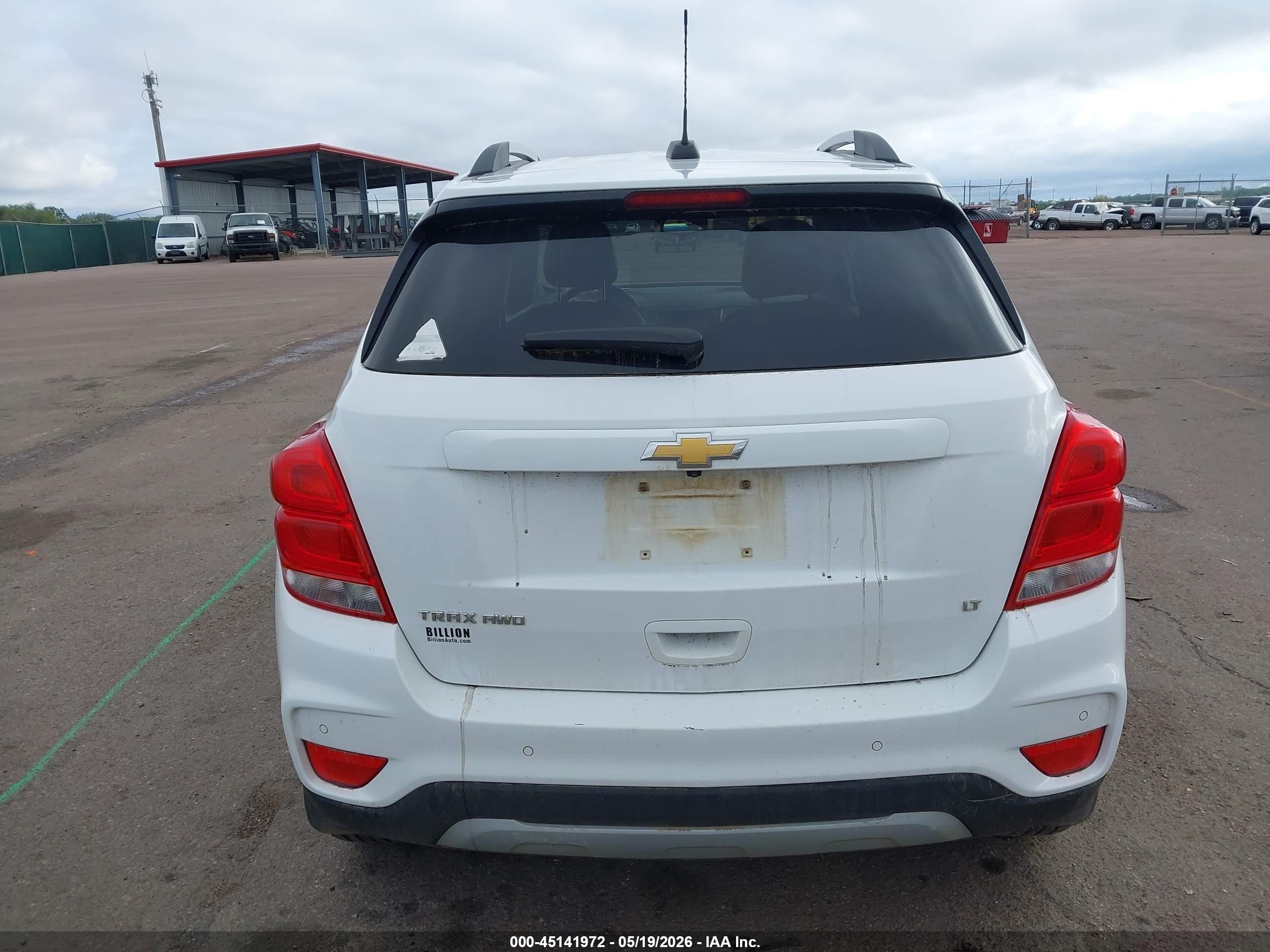 2020 Chevrolet Trax Awd Lt White vin: KL7CJPSB0LB065485