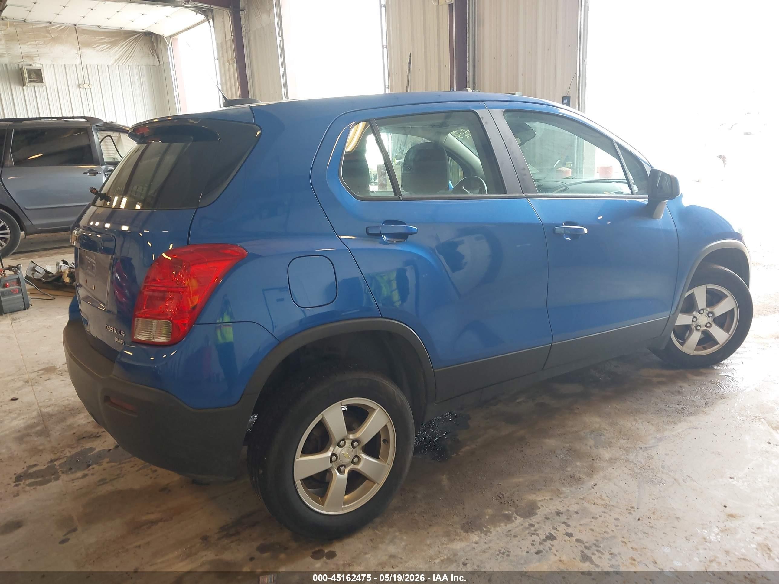2015 Chevrolet Trax 1ls Blue vin: KL7CJPSB1FB226320