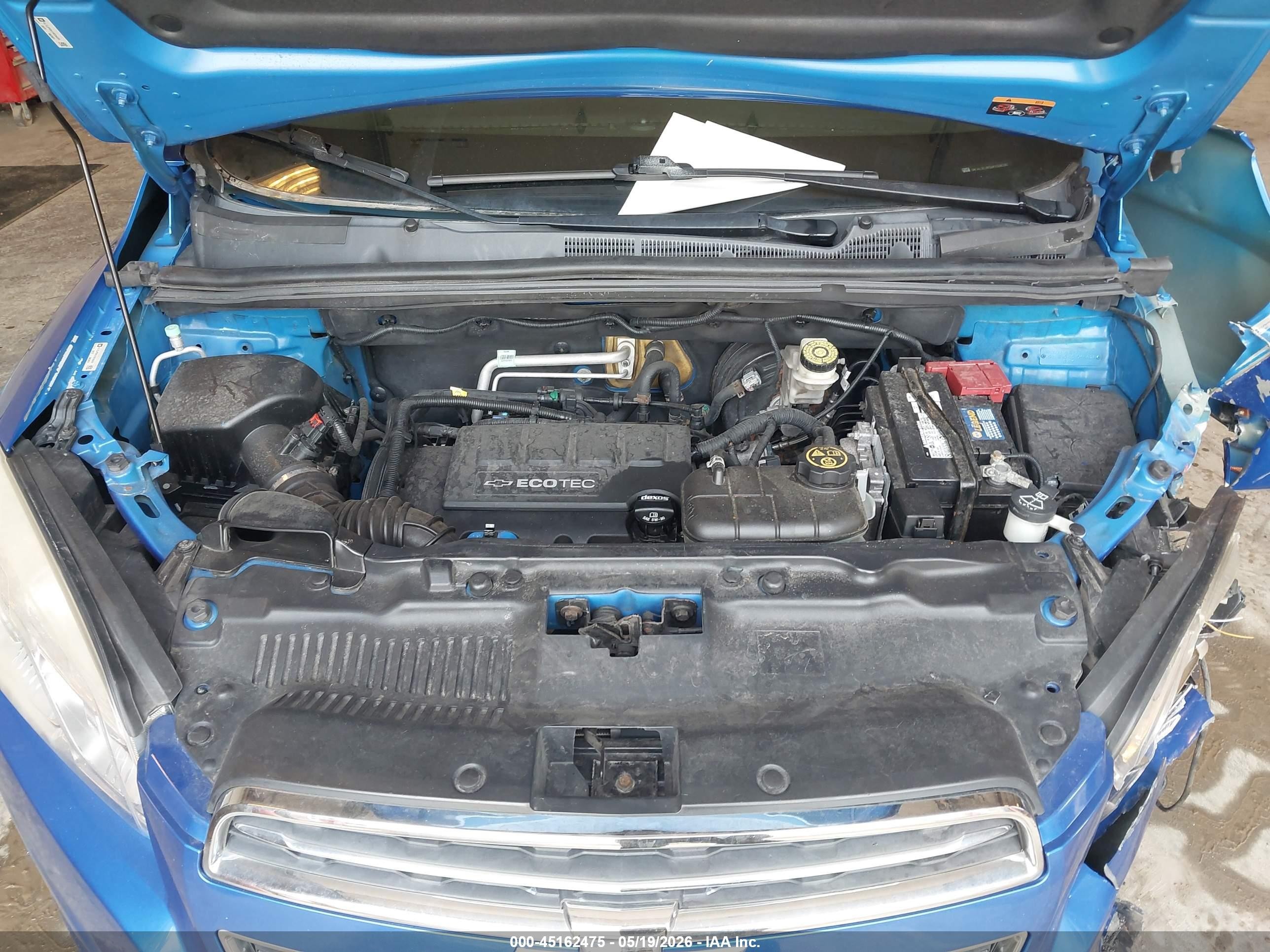 2015 Chevrolet Trax 1ls Blue vin: KL7CJPSB1FB226320
