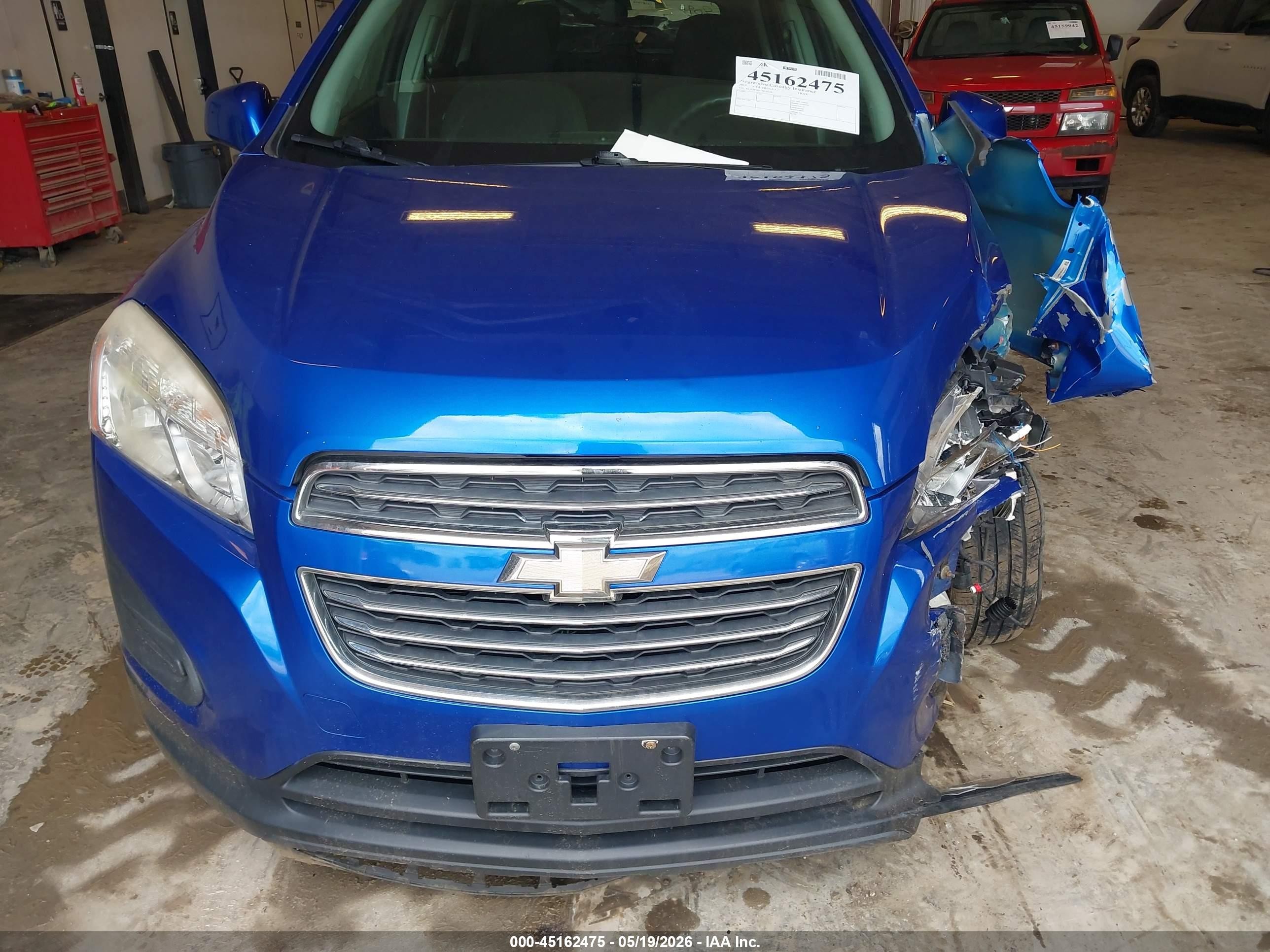 2015 Chevrolet Trax 1ls Blue vin: KL7CJPSB1FB226320