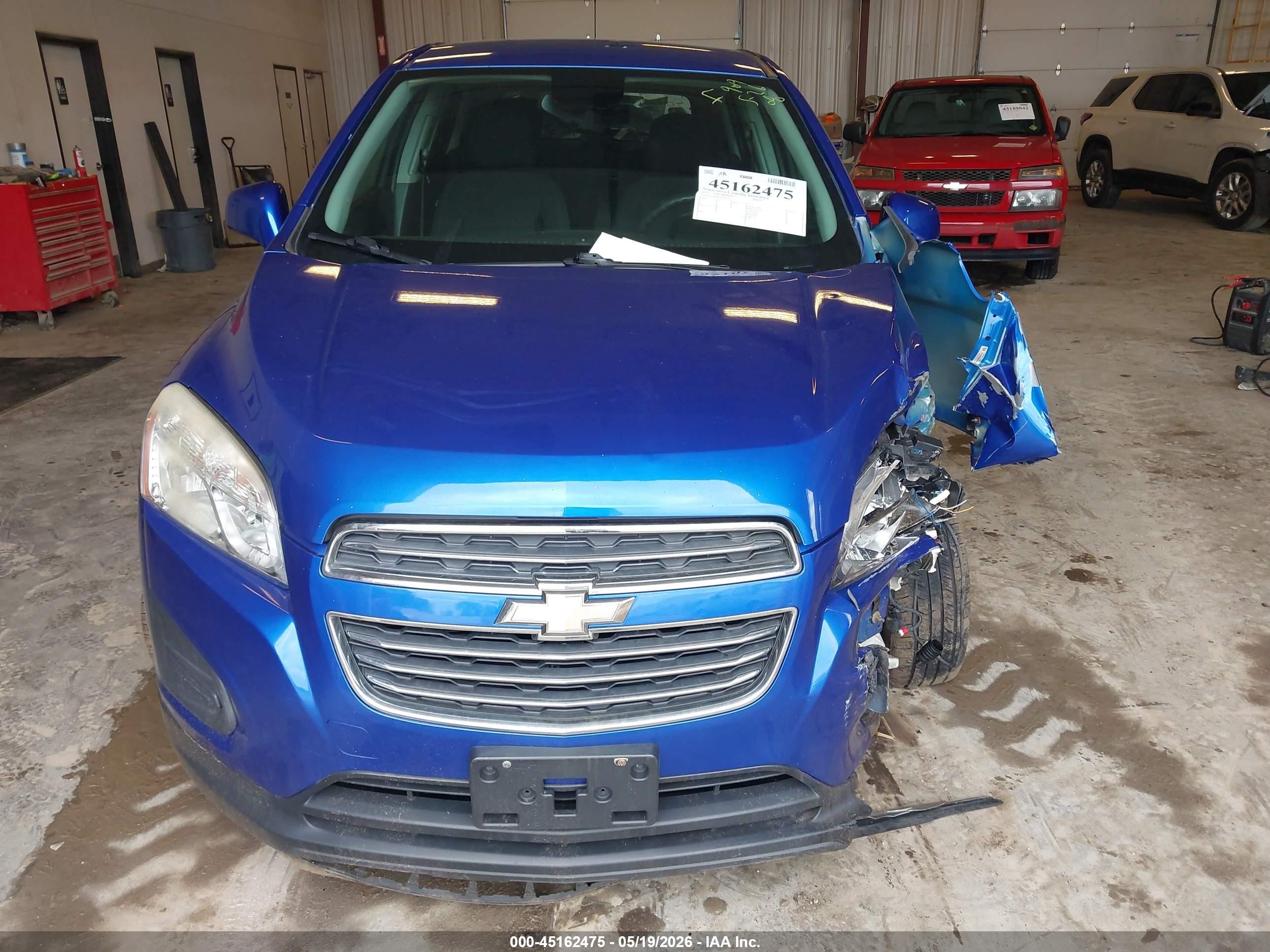 2015 Chevrolet Trax 1ls Blue vin: KL7CJPSB1FB226320