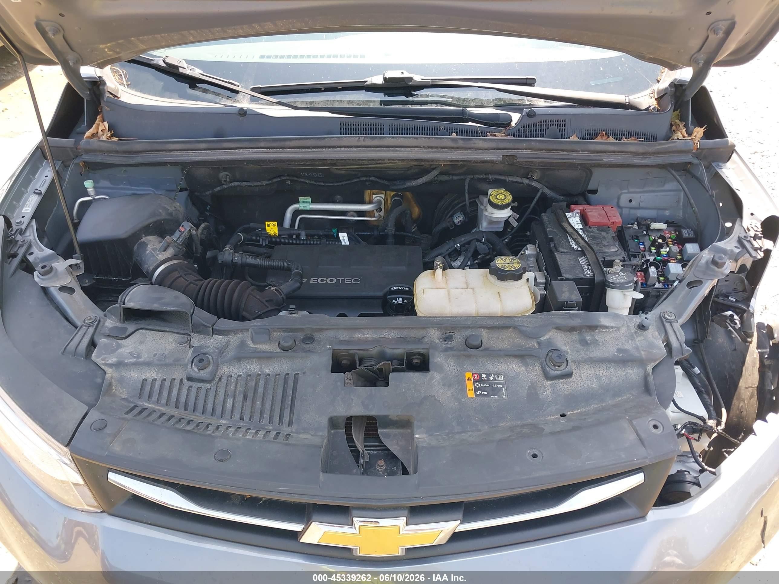2019 Chevrolet Trax Lt Серый vin: KL7CJPSB1KB785098