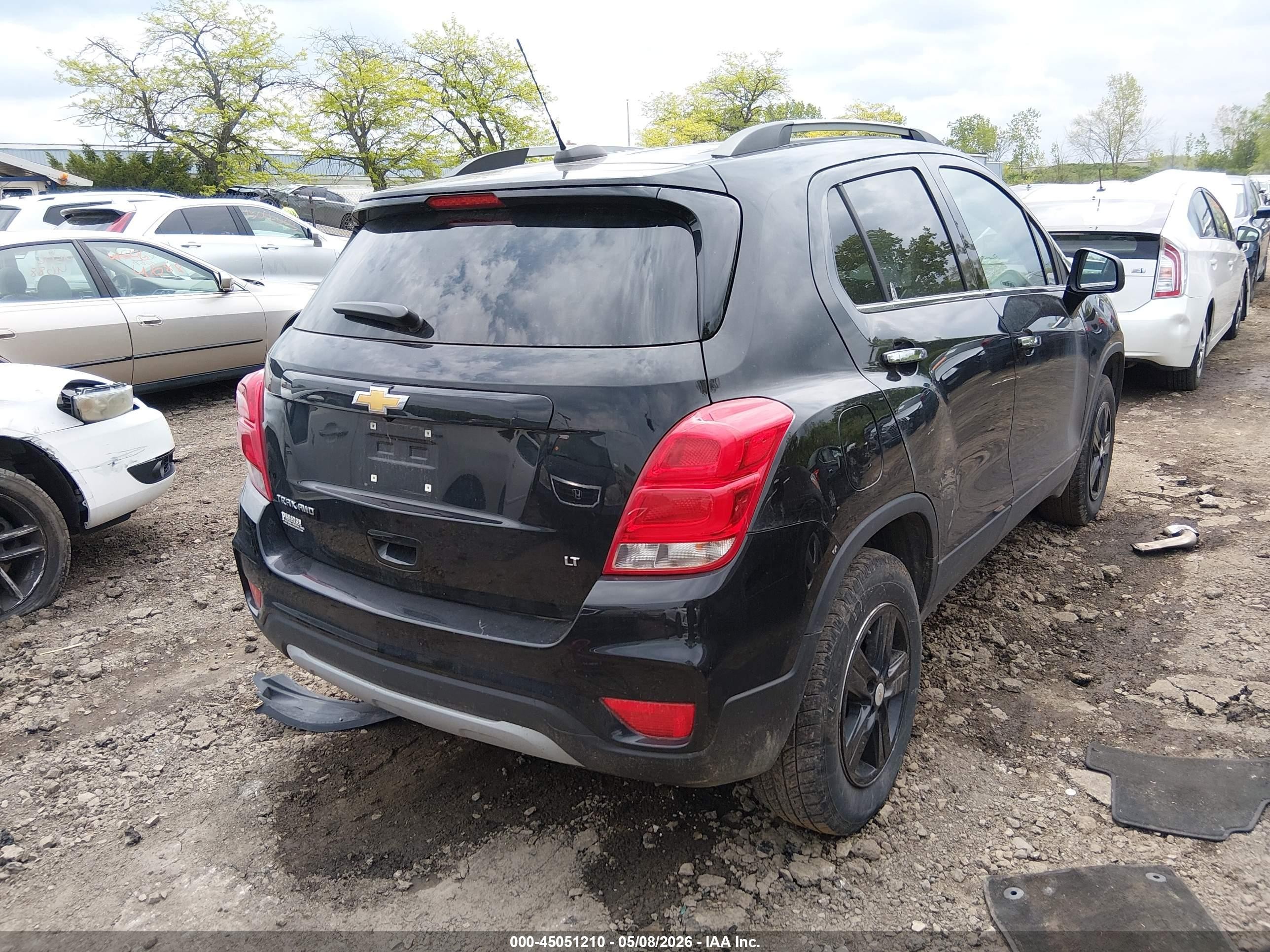 2020 Chevrolet Trax Awd Lt Black vin: KL7CJPSB1LB034052
