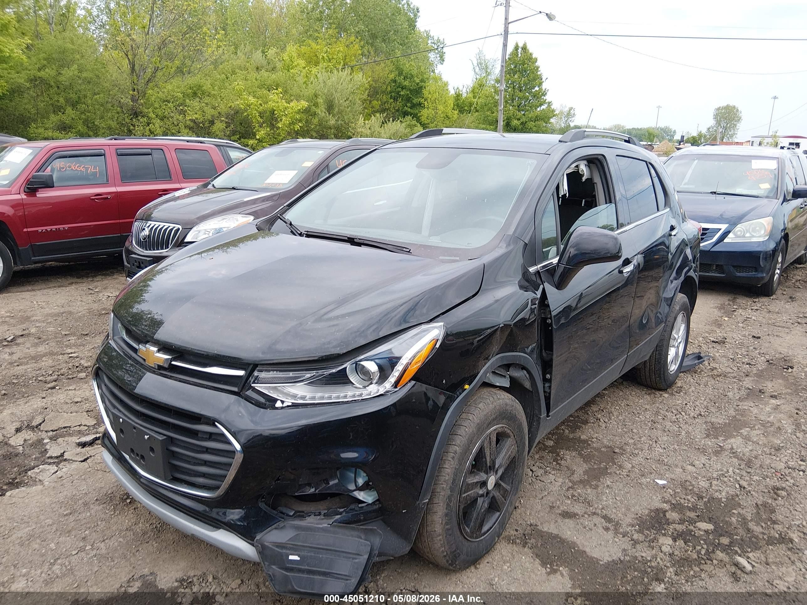 2020 Chevrolet Trax Awd Lt Black vin: KL7CJPSB1LB034052