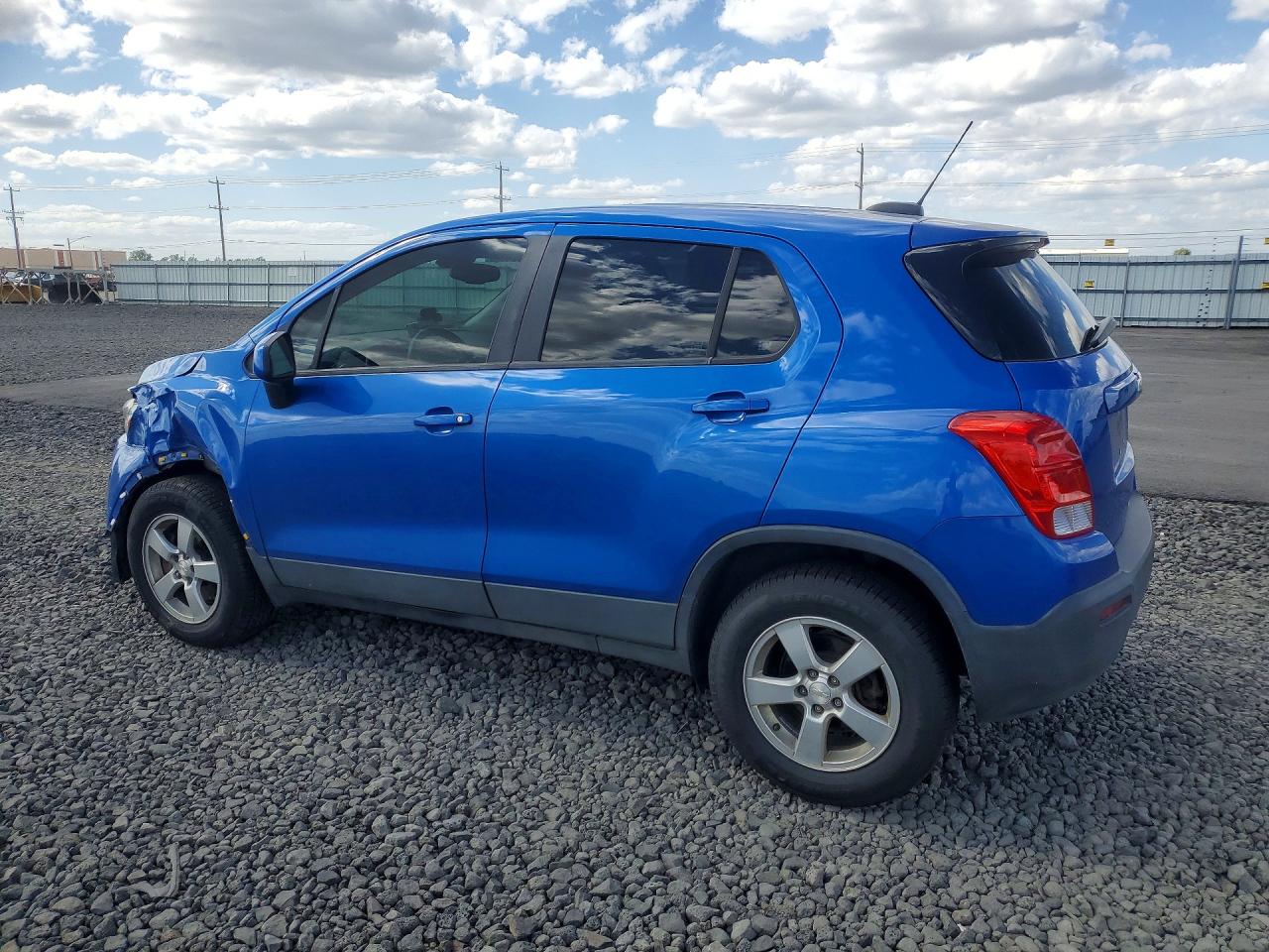 2015 Chevrolet Trax 1ls Blue vin: KL7CJPSB2FB083068