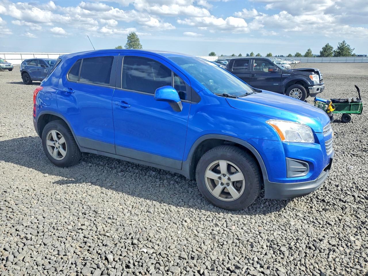 2015 Chevrolet Trax 1ls Blue vin: KL7CJPSB2FB083068