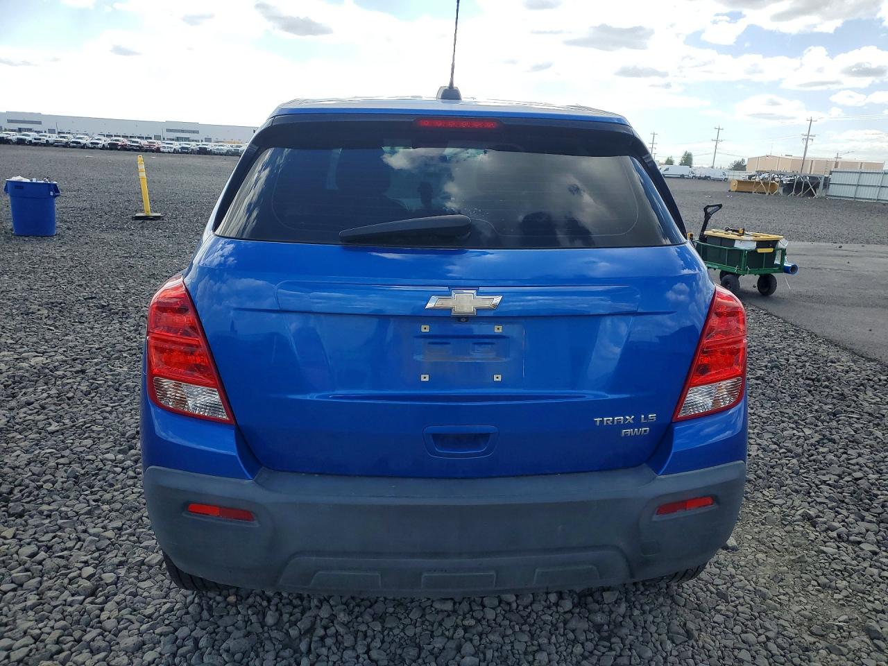 2015 Chevrolet Trax 1ls Blue vin: KL7CJPSB2FB083068
