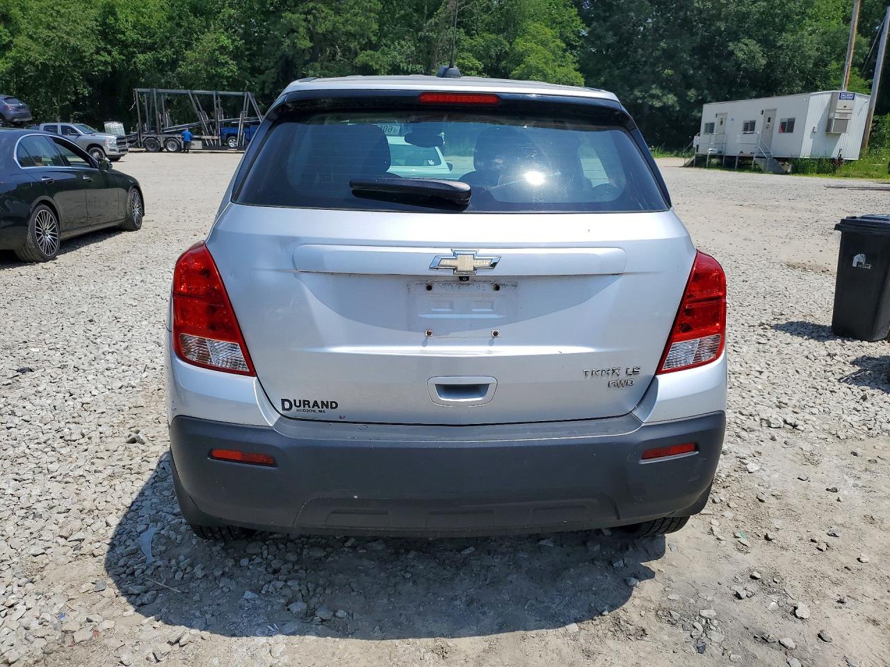 2015 Chevrolet Trax 1ls Silver vin: KL7CJPSB2FB105506