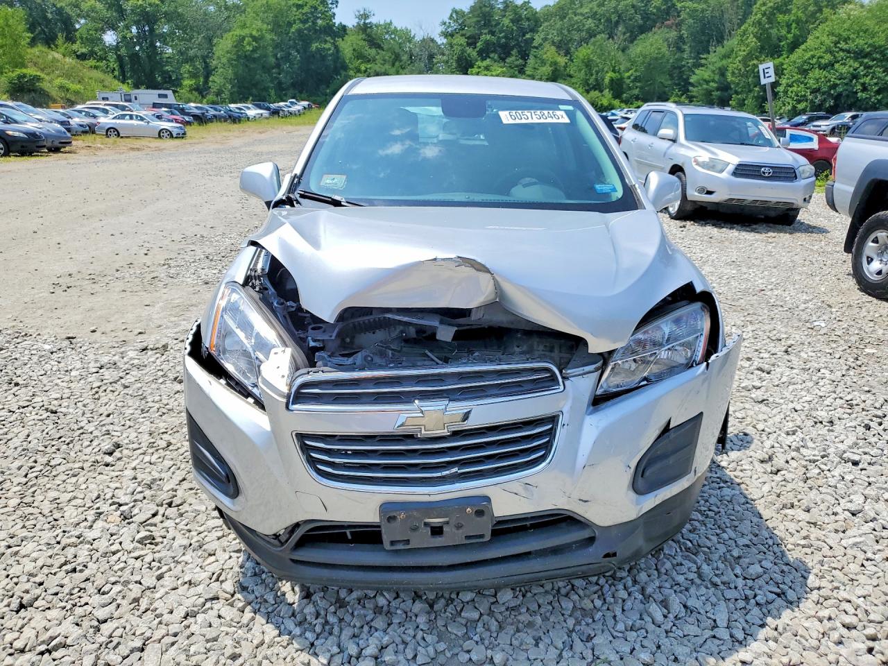 2015 Chevrolet Trax 1ls Silver vin: KL7CJPSB2FB105506