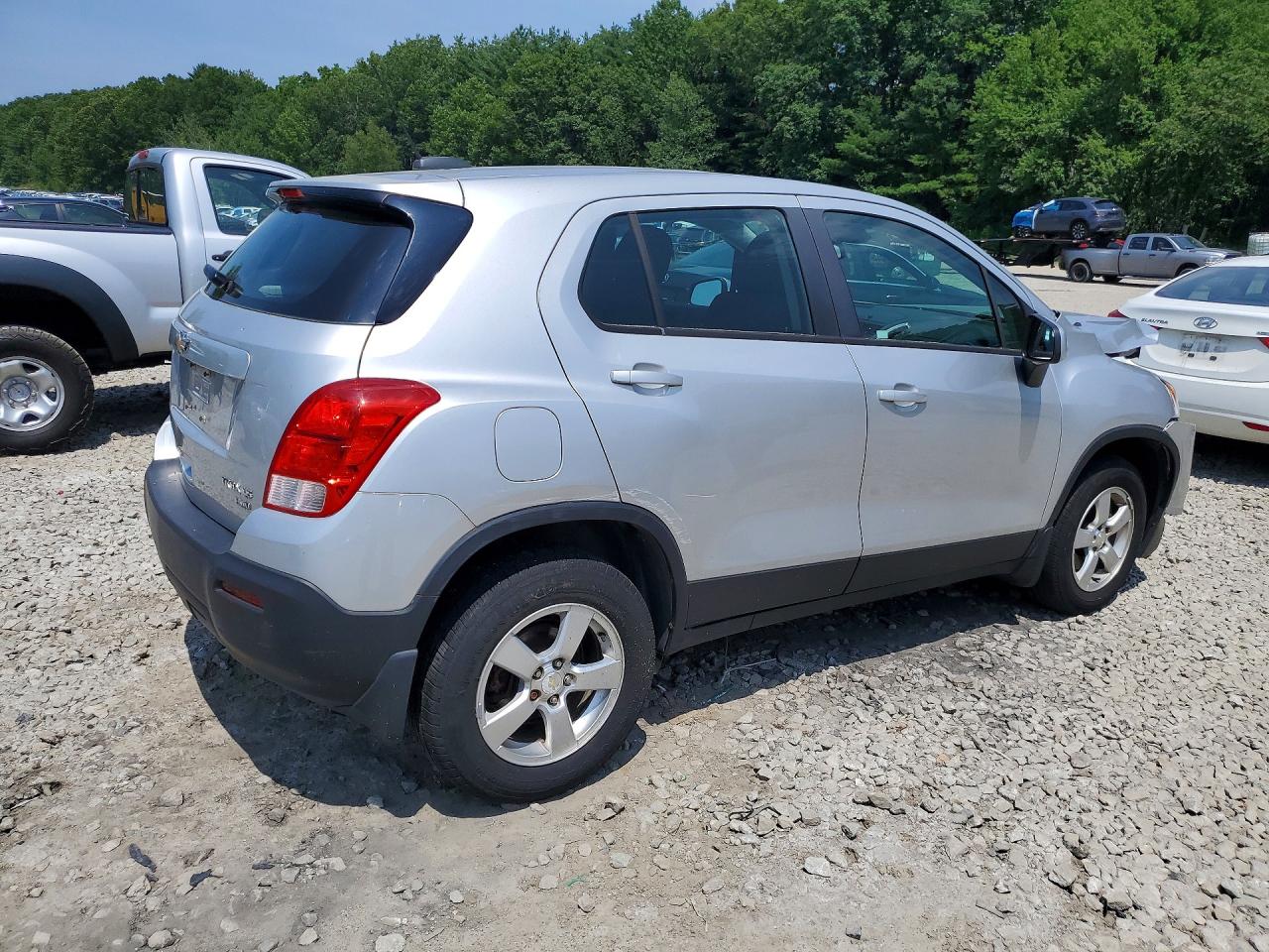 2015 Chevrolet Trax 1ls Silver vin: KL7CJPSB2FB105506