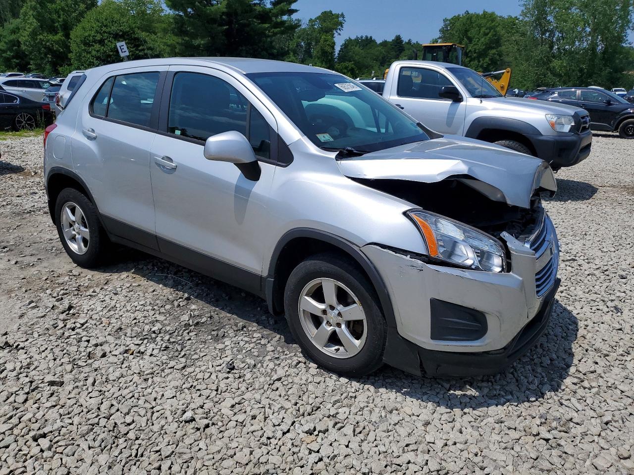 2015 Chevrolet Trax 1ls Silver vin: KL7CJPSB2FB105506