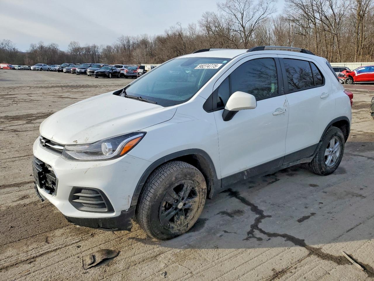 2021 Chevrolet Trax 1lt White vin: KL7CJPSB2MB320817