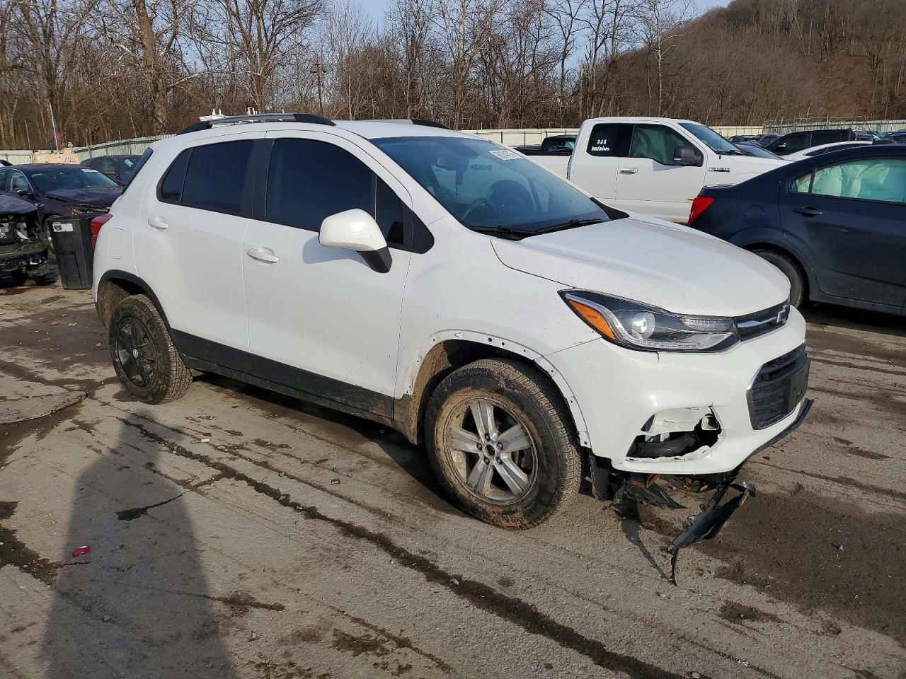 2021 Chevrolet Trax 1lt White vin: KL7CJPSB2MB320817