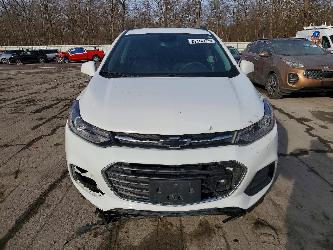 2021 Chevrolet Trax 1lt White vin: KL7CJPSB2MB320817