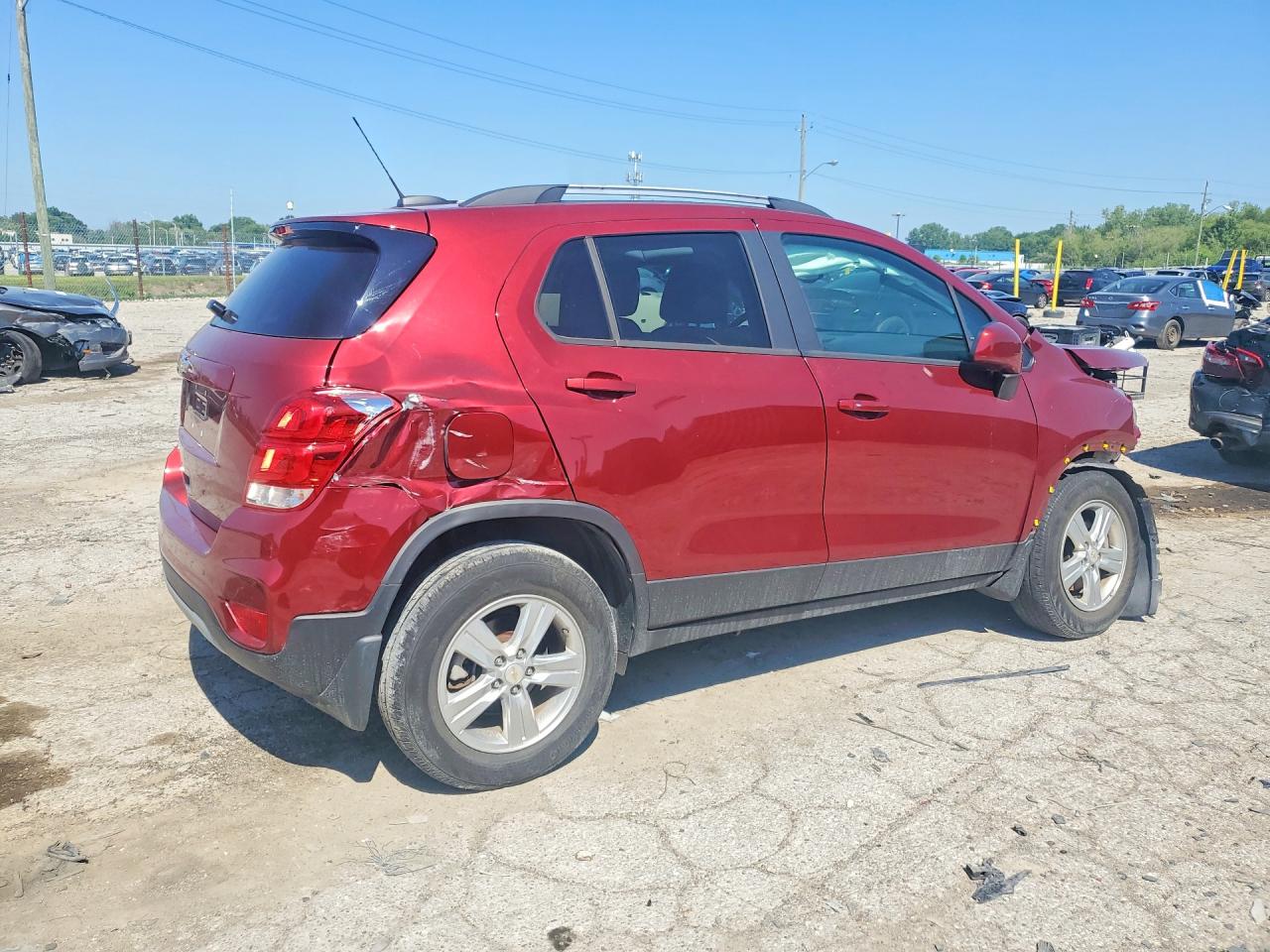2021 Chevrolet Trax 1lt Maroon vin: KL7CJPSB2MB356734