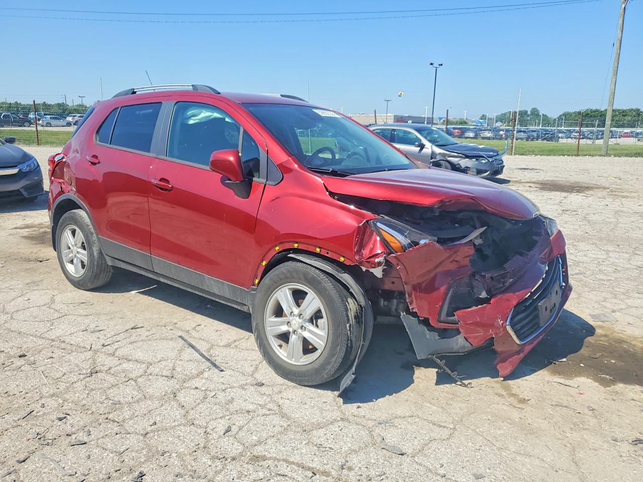 2021 Chevrolet Trax 1lt Maroon vin: KL7CJPSB2MB356734