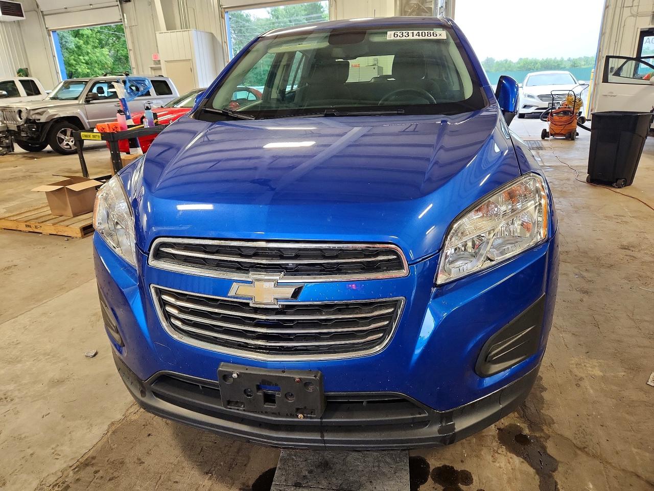 2015 Chevrolet Trax 1ls Blue vin: KL7CJPSB4FB131833