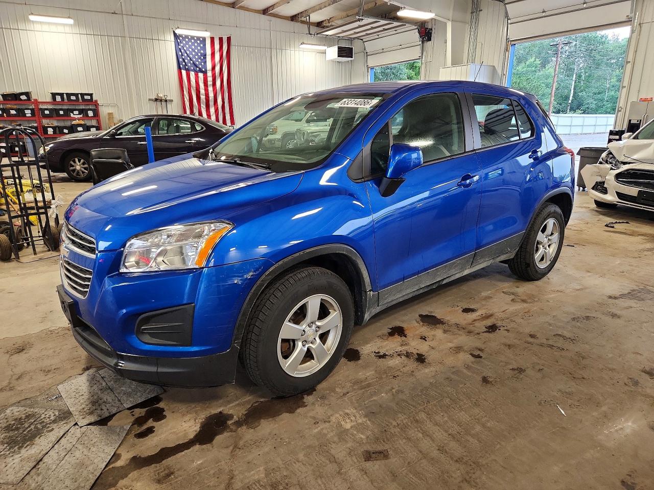 2015 Chevrolet Trax 1ls Blue vin: KL7CJPSB4FB131833