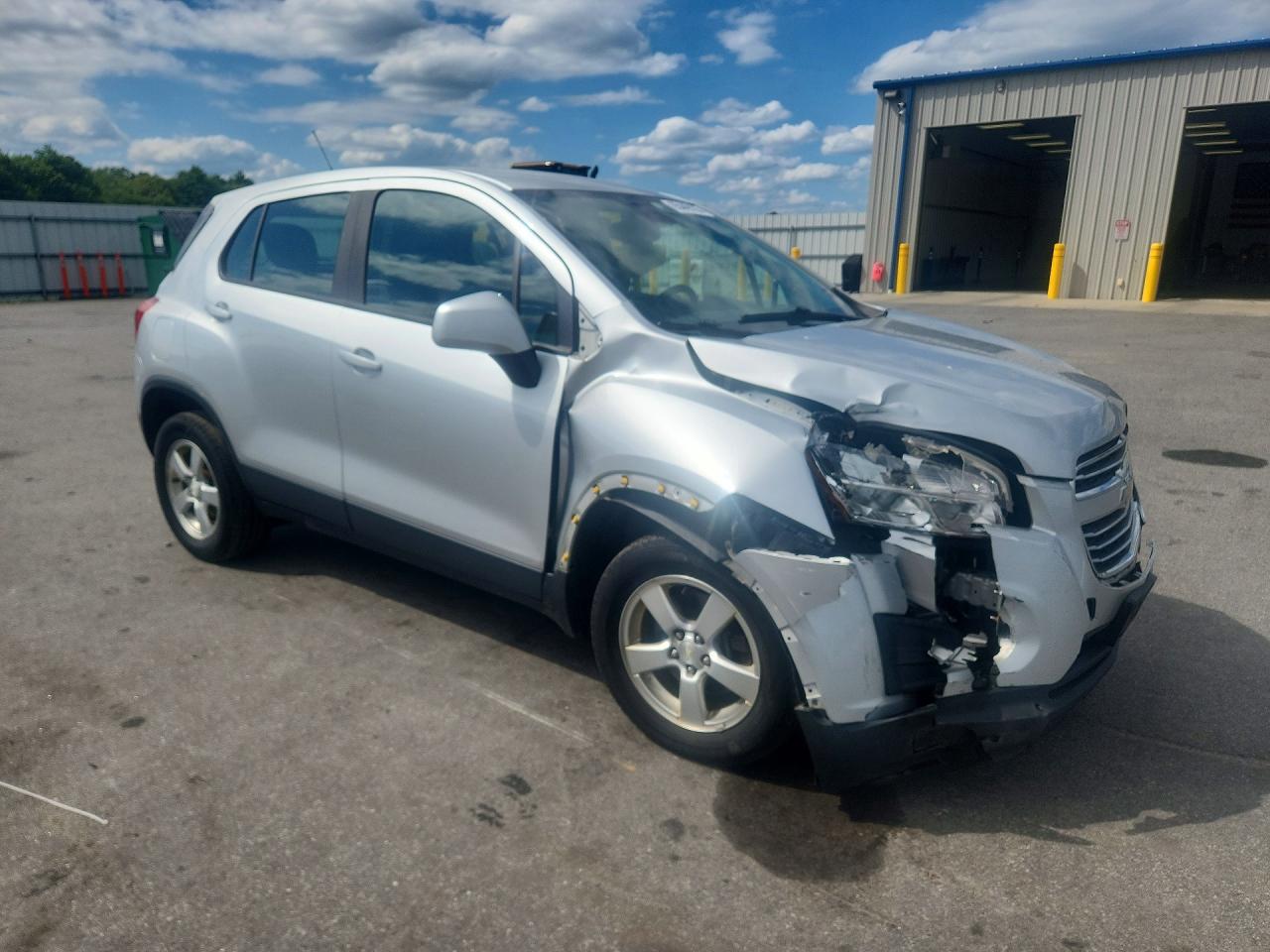 2015 Chevrolet Trax 1ls Gray vin: KL7CJPSB4FB133243