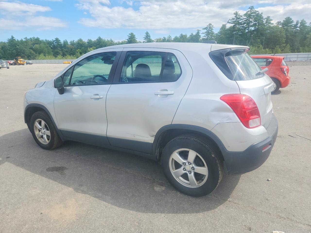 2015 Chevrolet Trax 1ls Gray vin: KL7CJPSB4FB133243