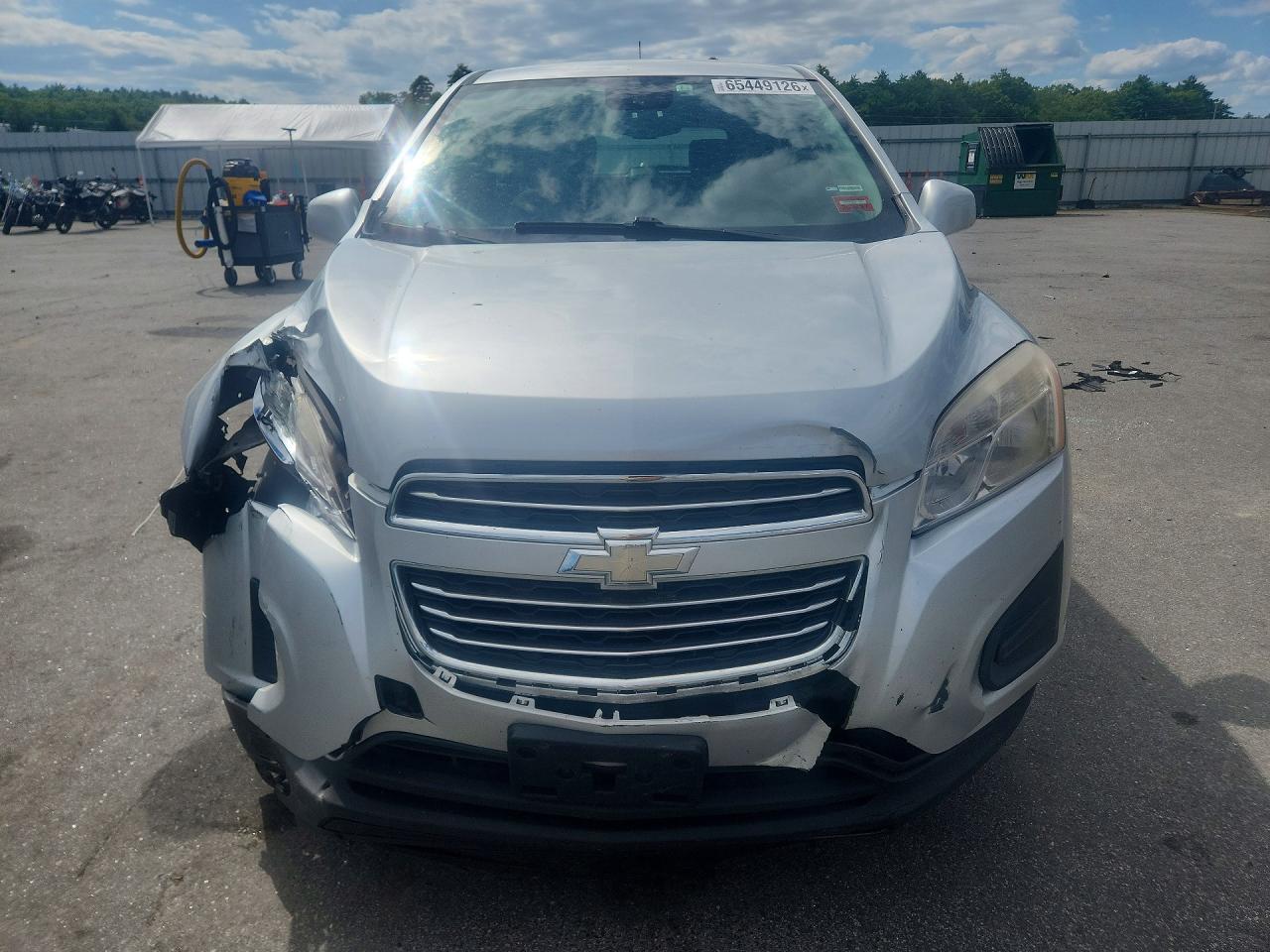 2015 Chevrolet Trax 1ls Gray vin: KL7CJPSB4FB133243