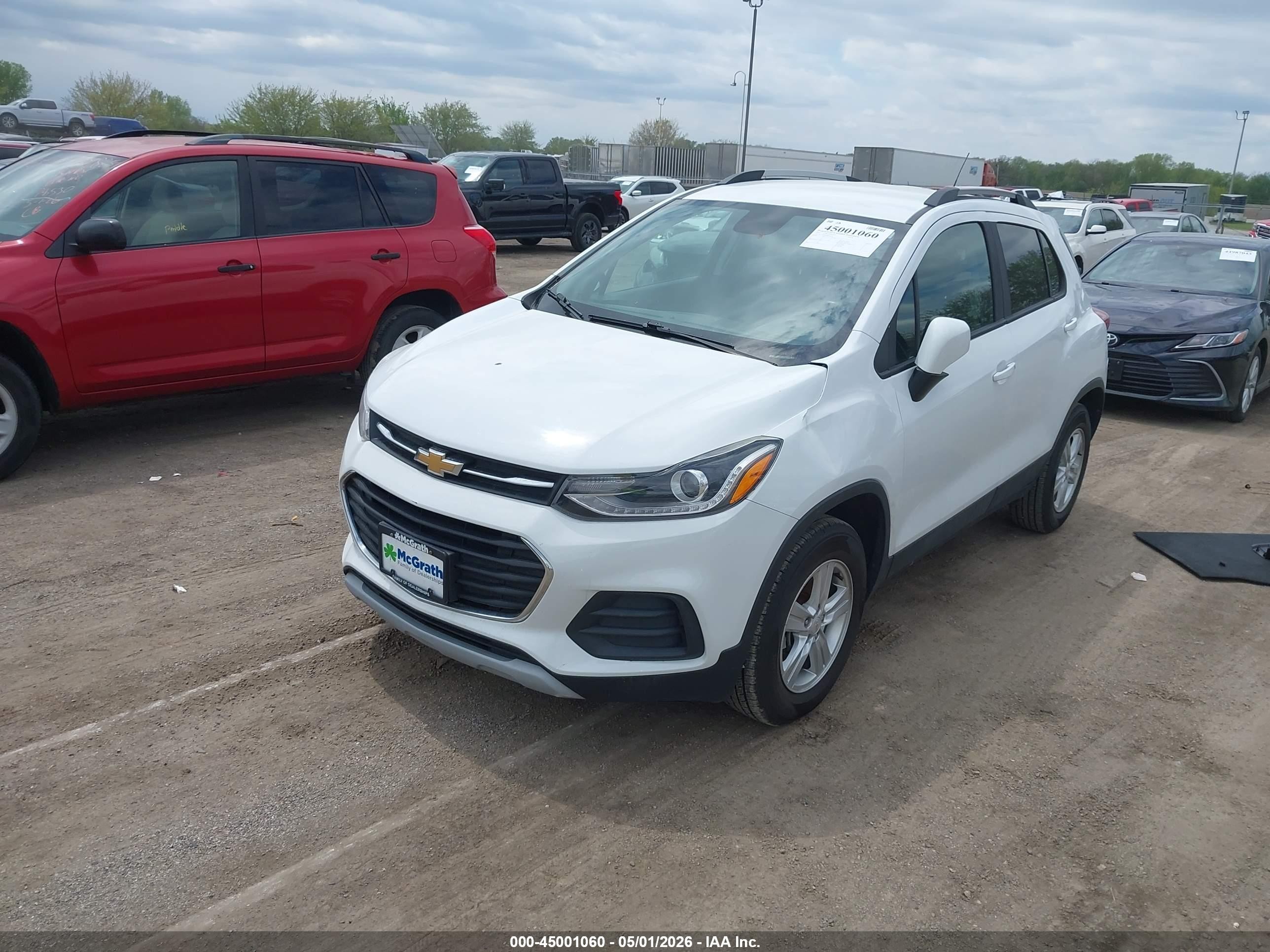 2021 Chevrolet Trax Awd Lt White vin: KL7CJPSB4MB332130