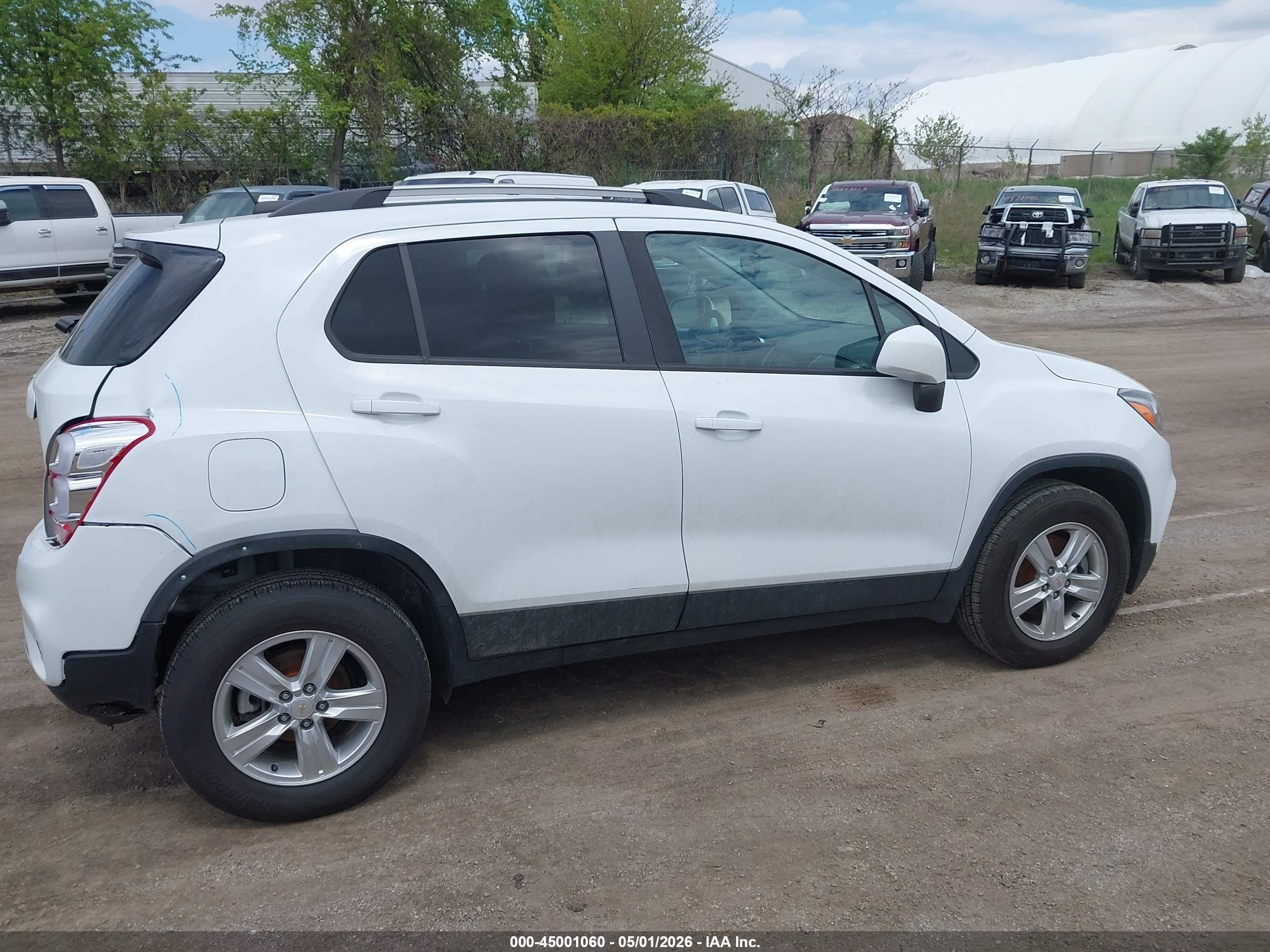 2021 Chevrolet Trax Awd Lt White vin: KL7CJPSB4MB332130