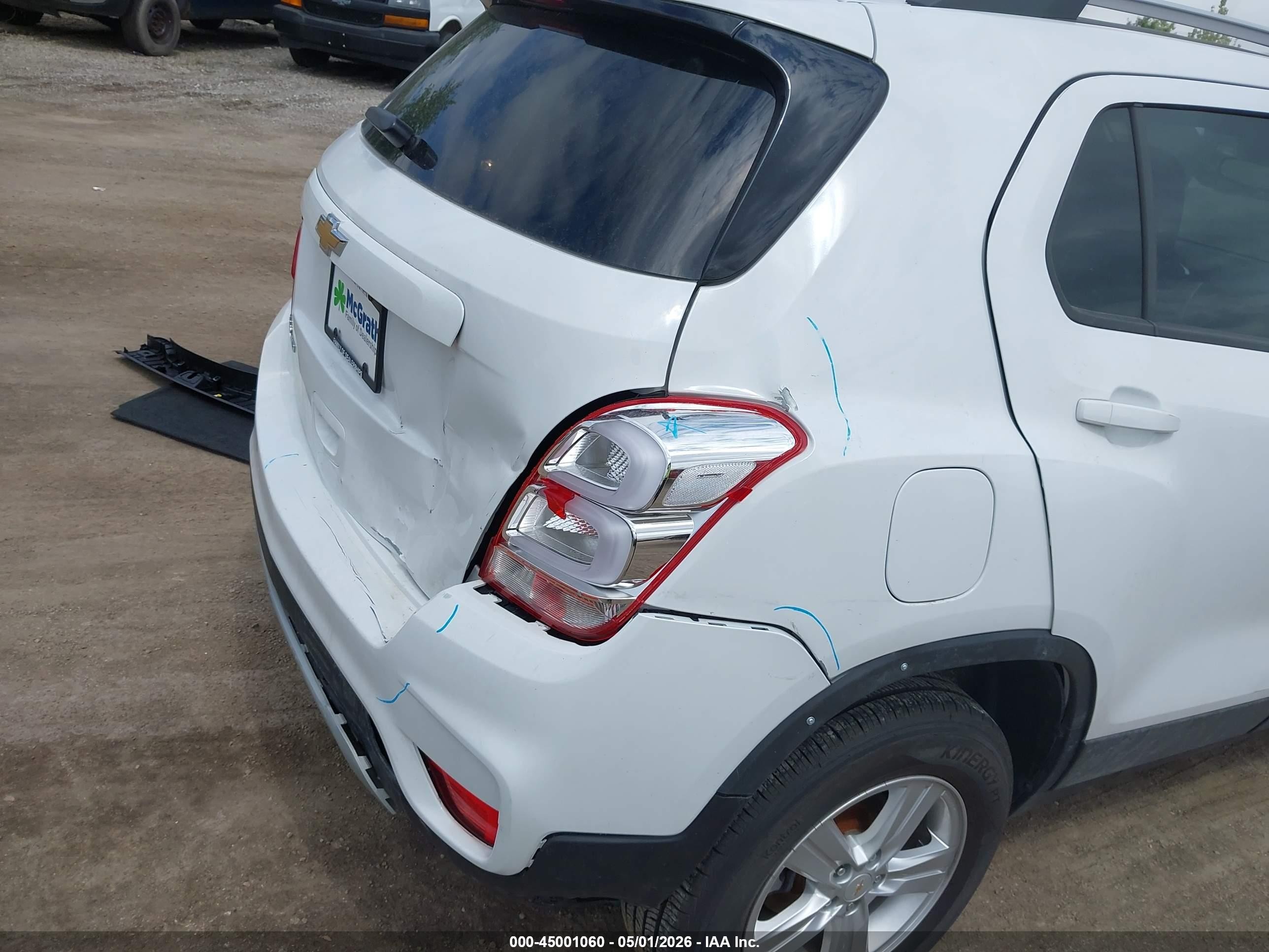2021 Chevrolet Trax Awd Lt White vin: KL7CJPSB4MB332130