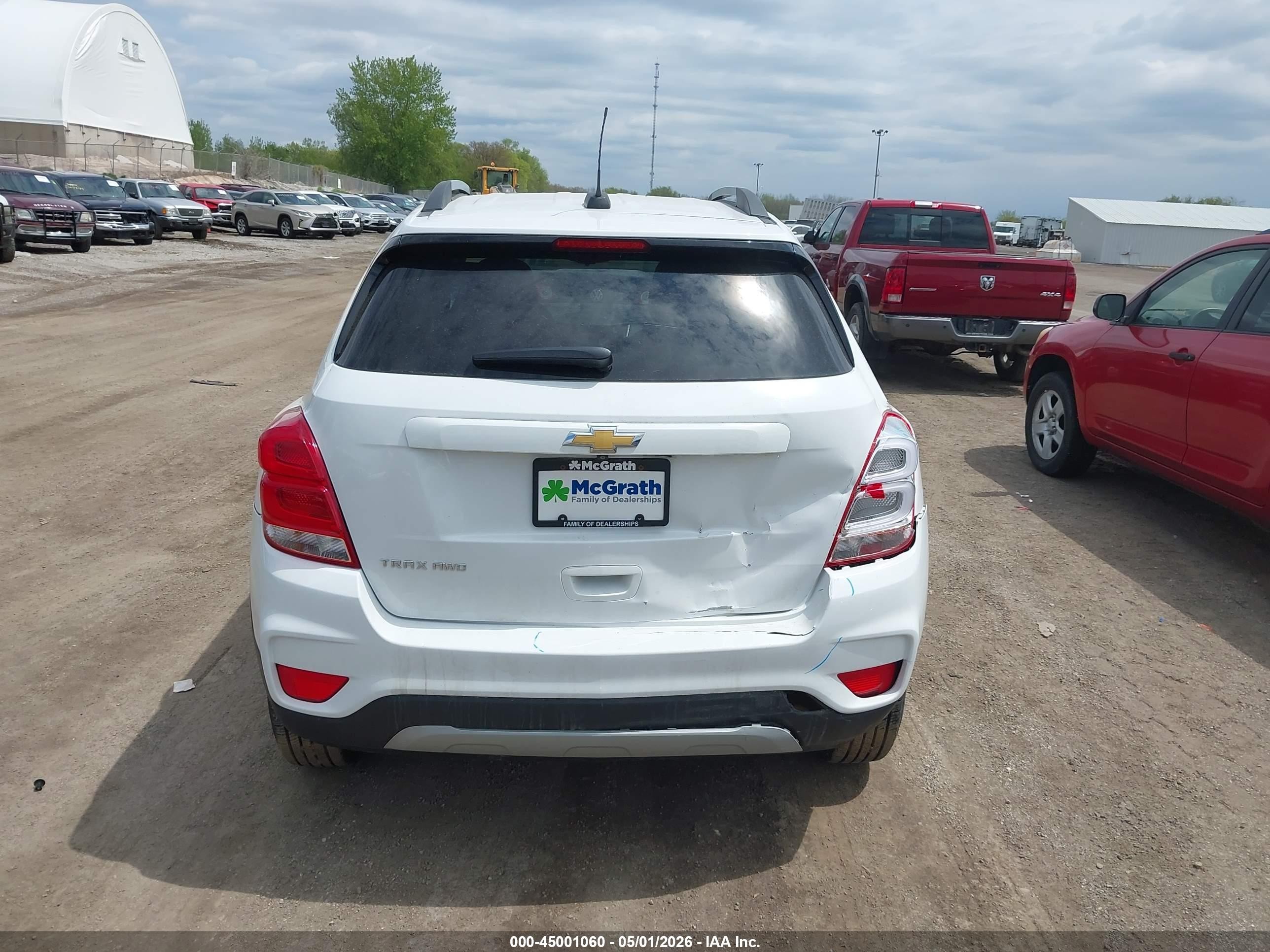 2021 Chevrolet Trax Awd Lt White vin: KL7CJPSB4MB332130